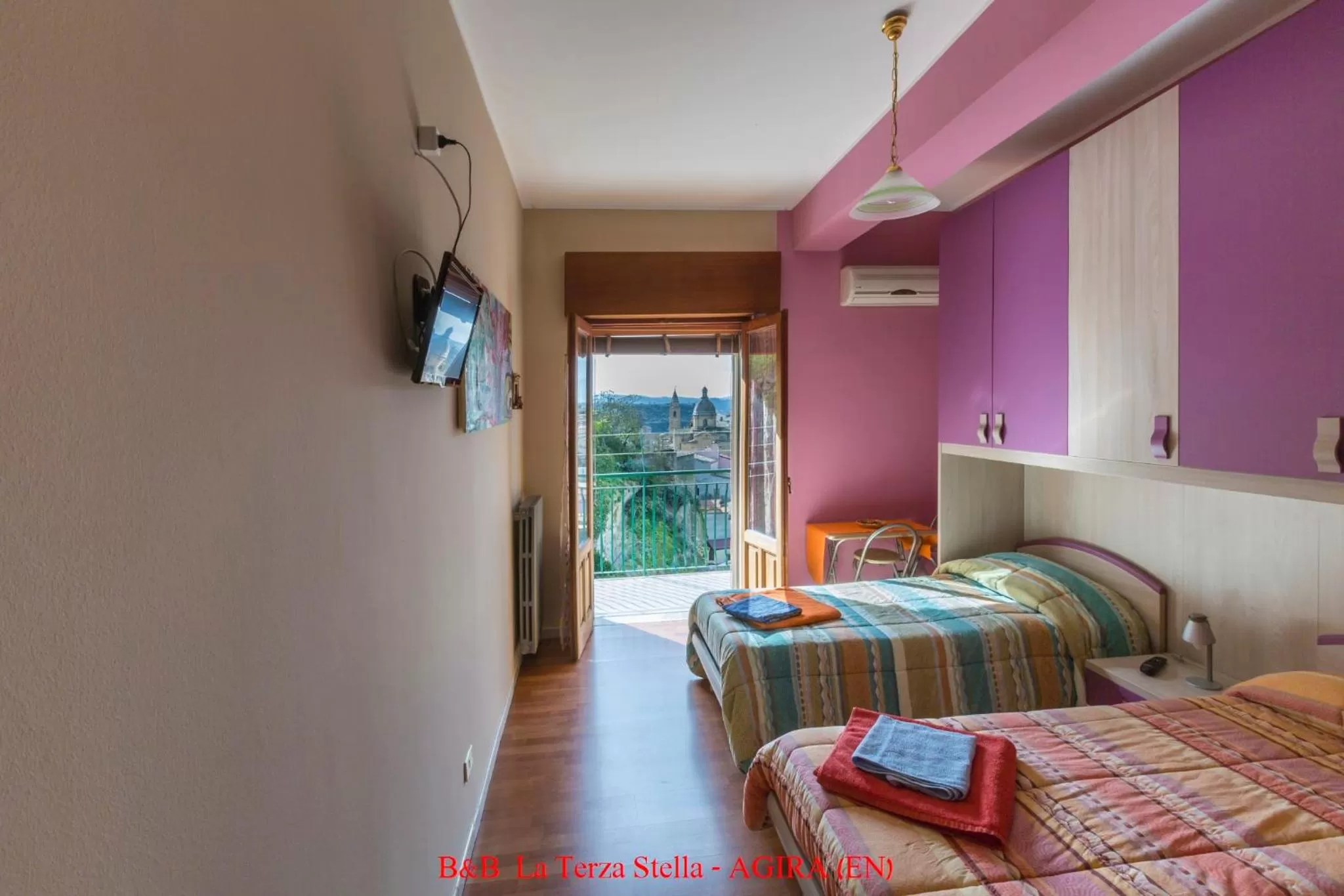 Twin Room with View - single occupancy in Casa Albergo La Terza Stella