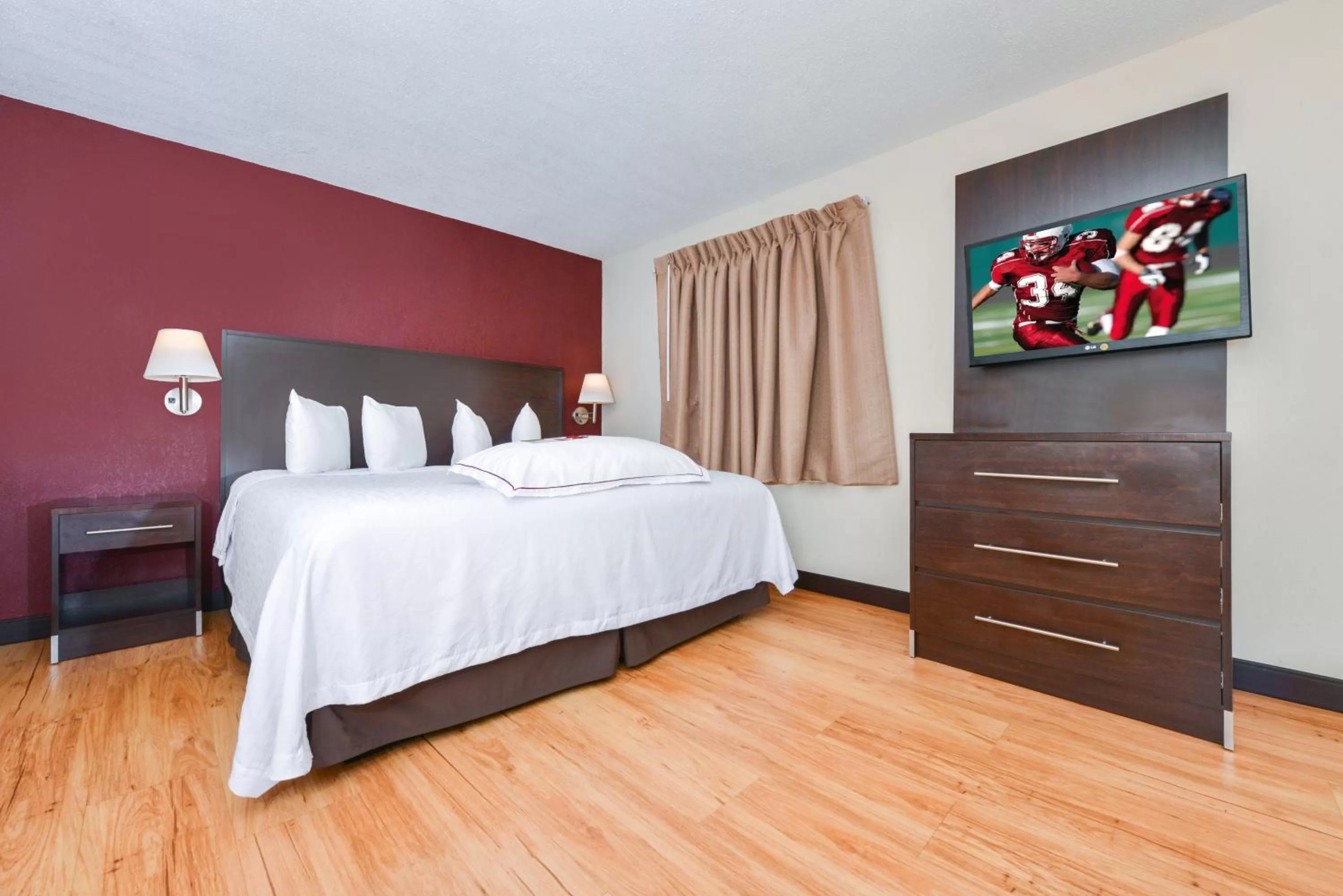 Deluxe King Room with Kitchen - Disability Access/ Smoke-Free in Red Roof Inn PLUS+ & Suites Guilford