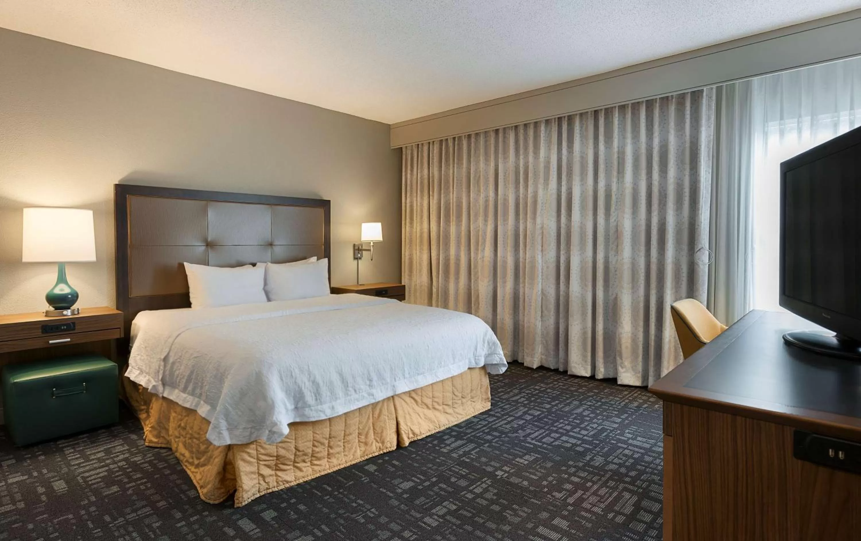 King Room with Accessible Tub - Mobility and Hearing Access/Non-Smoking in Hampton Inn & Suites Charlotte/Pineville
