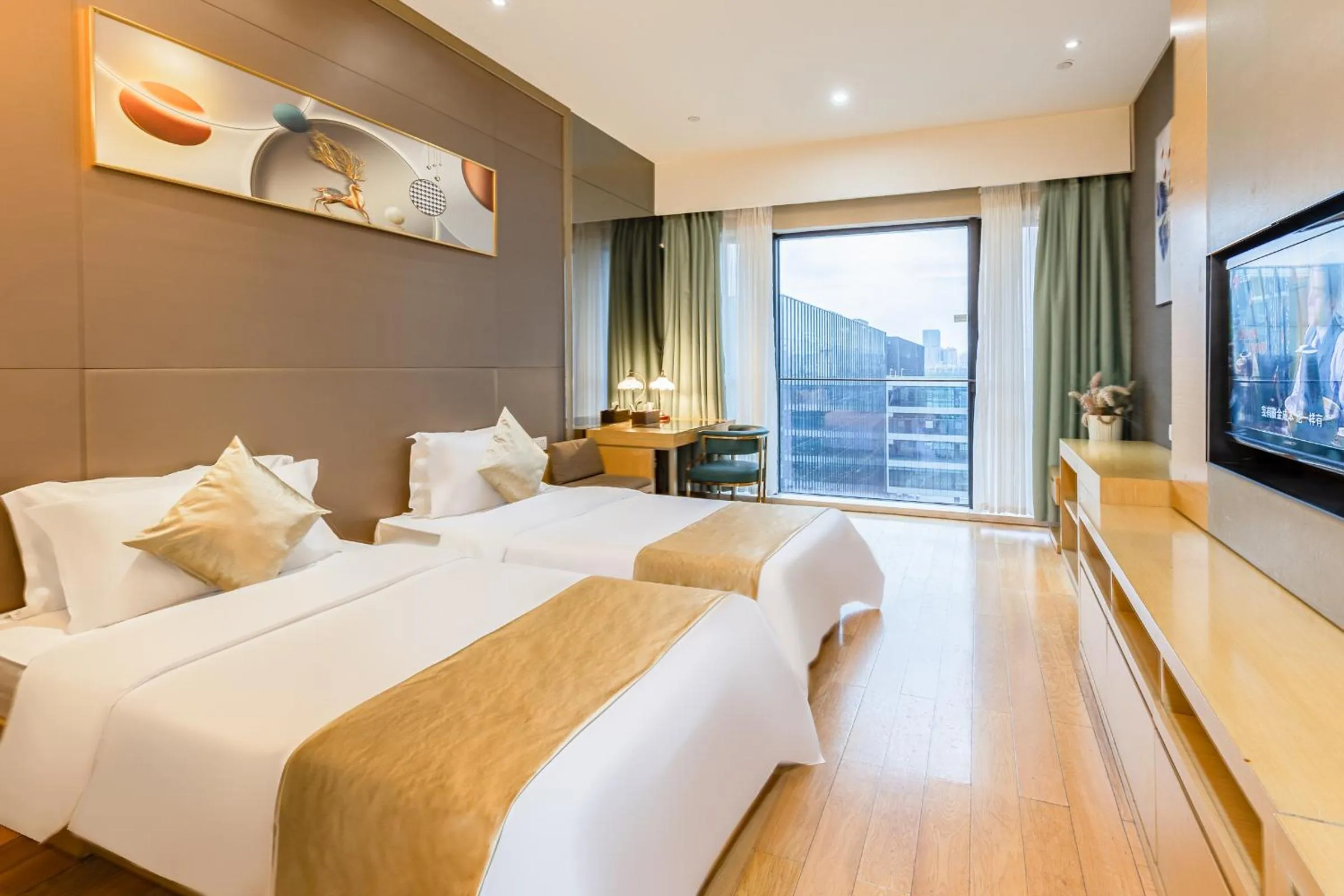 Deluxe Twin Room in Guangzhou Xing Yi International Apartment - Poly World Branch
