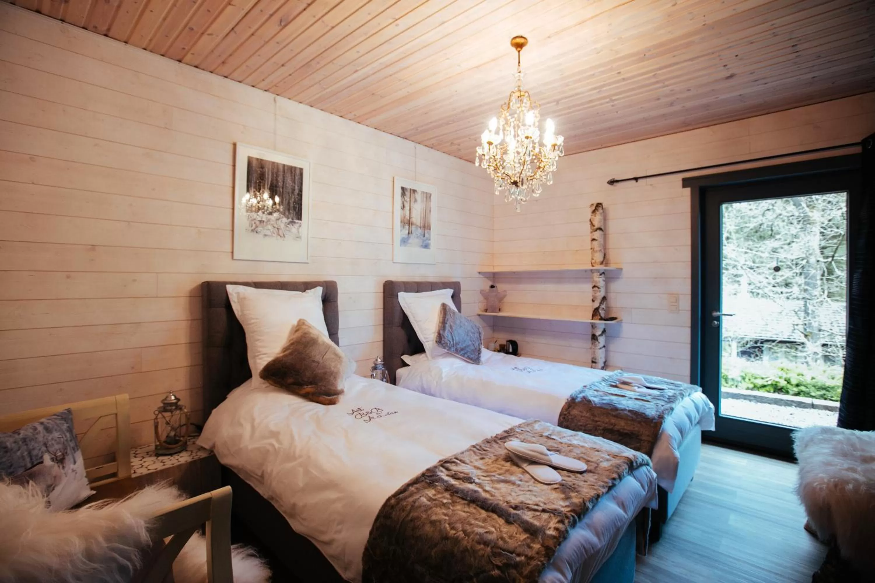 Twin Room with Bathroom in B&B A L'aise
