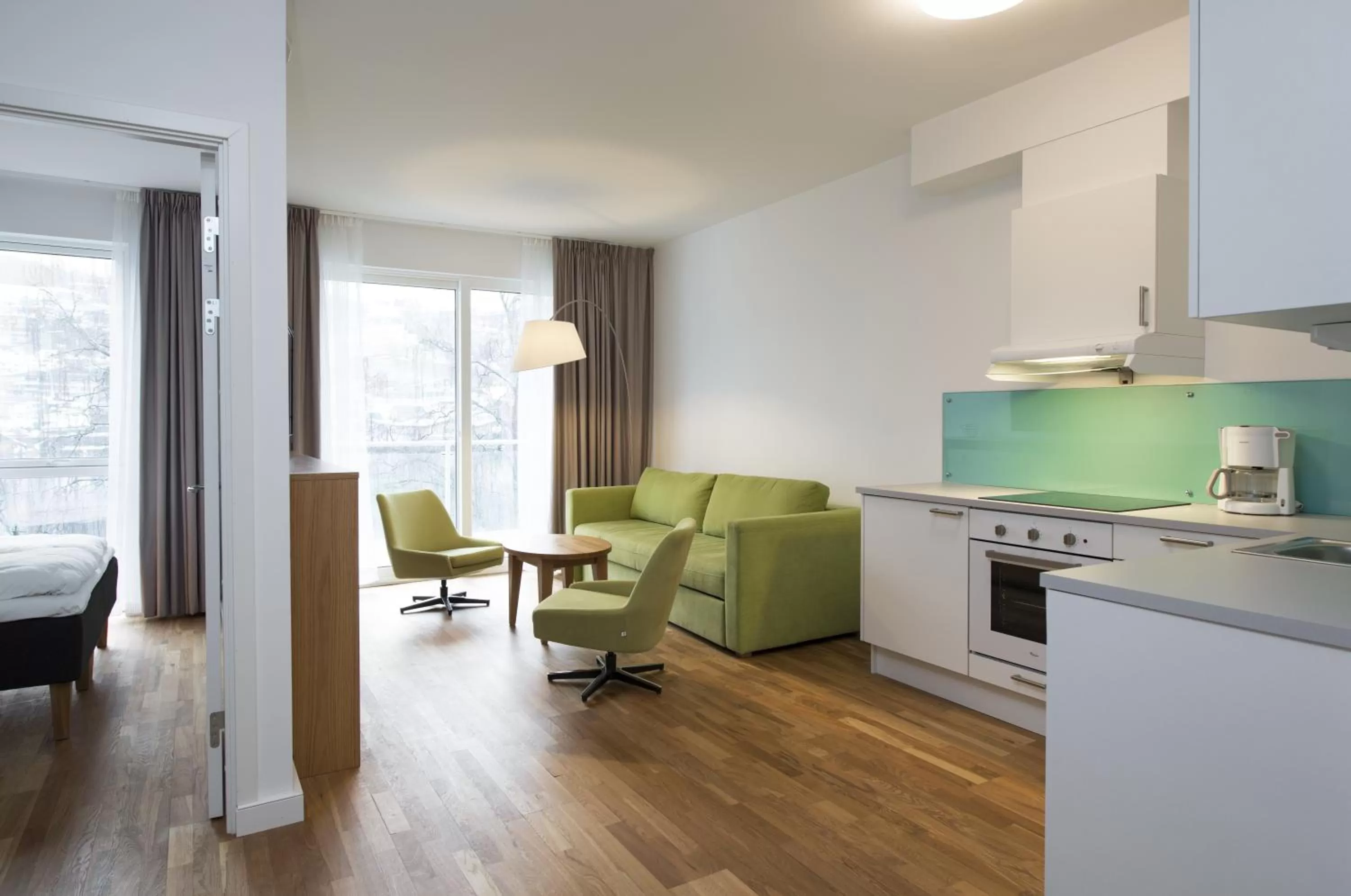 Three-Bedroom Apartment with Ocean View in Thon Hotel Sandven