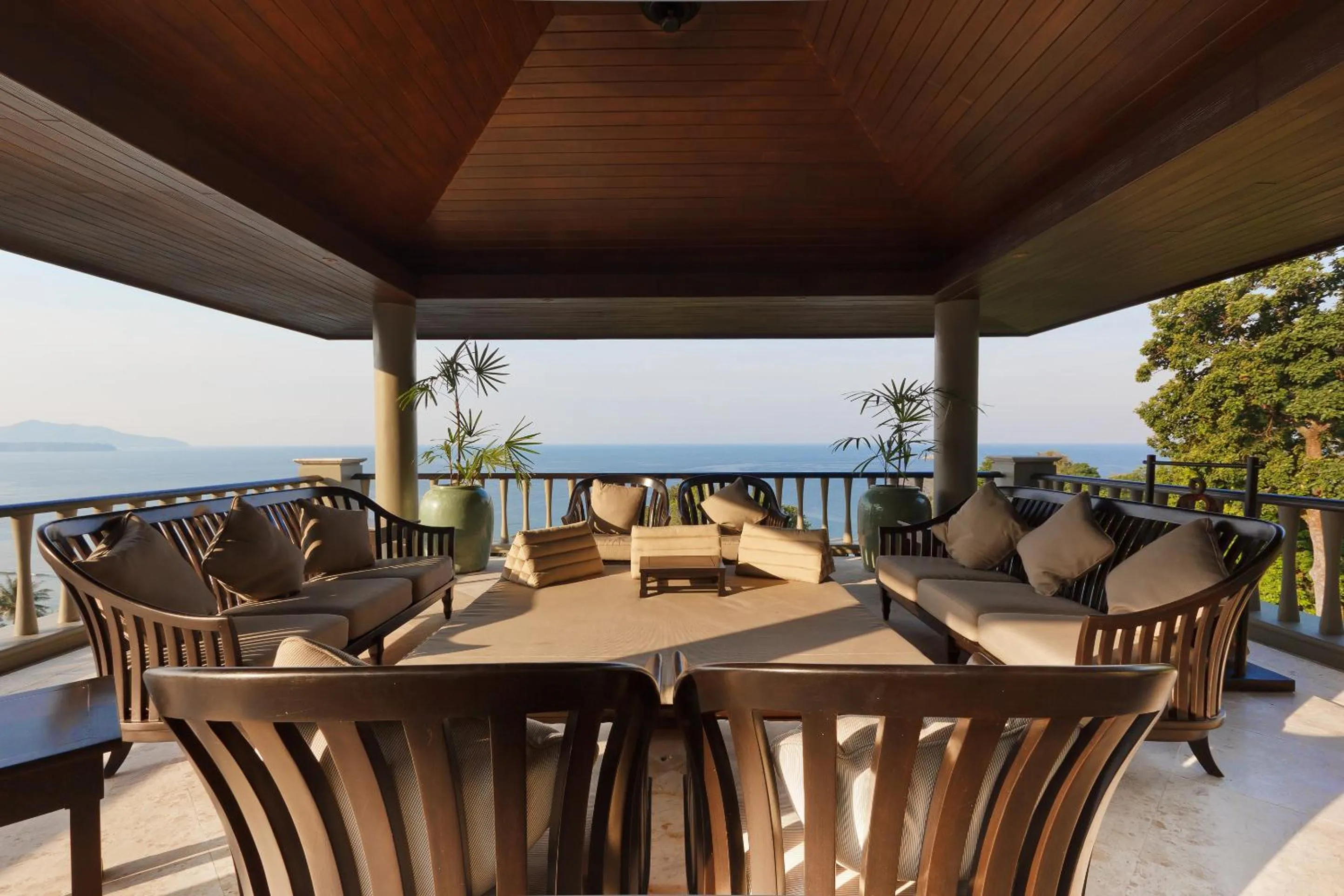 Dining area in Trisara Villas & Residences Phuket