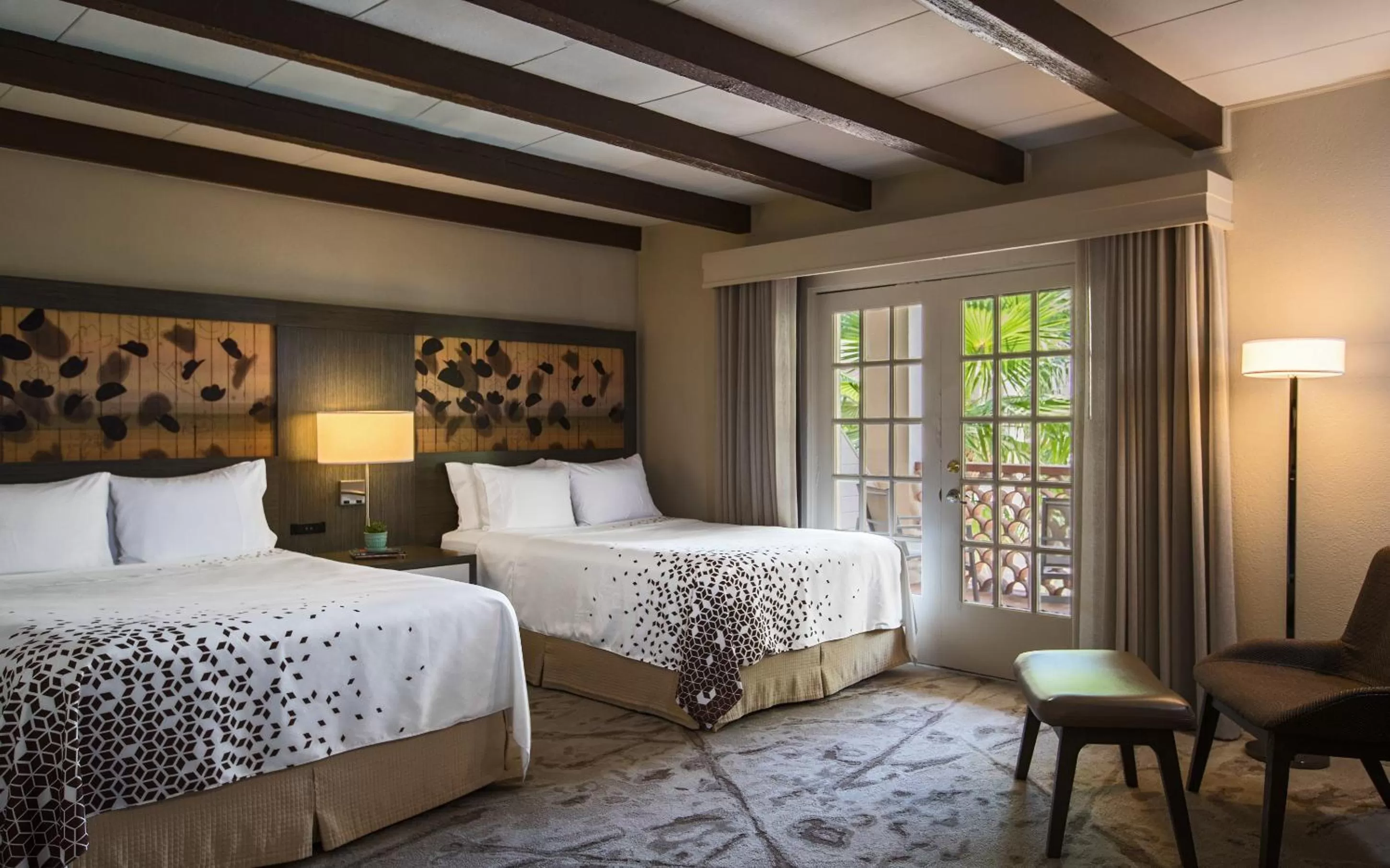 Double Room with Two Double Beds and Courtyard View - Non-Smoking in Casa De Palmas, Trademark Collection by Wyndham