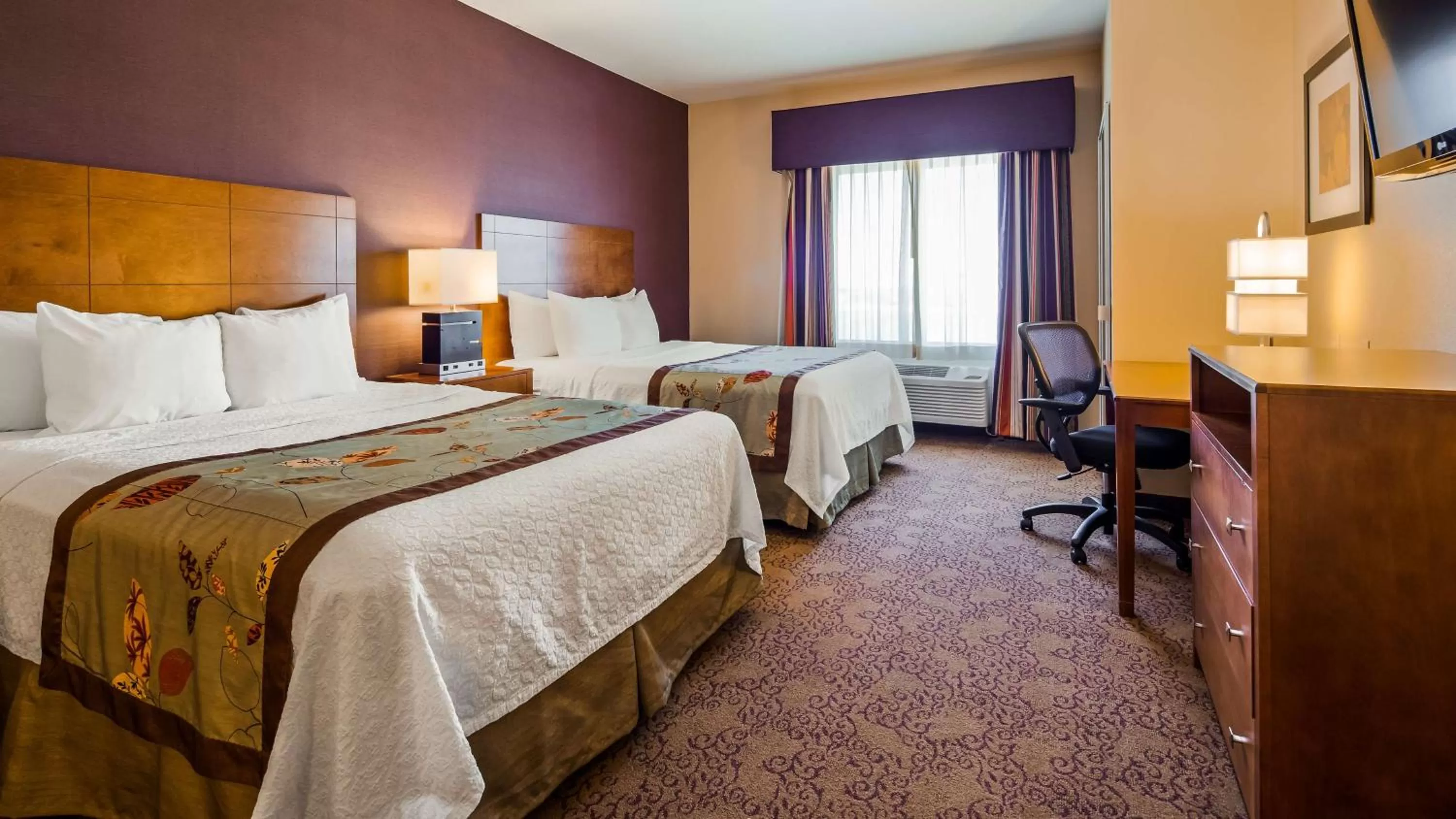 Standard Queen Room with Two Queen Beds - Non-Smoking in Best Western Plus Carousel Inn & Suites Burlington