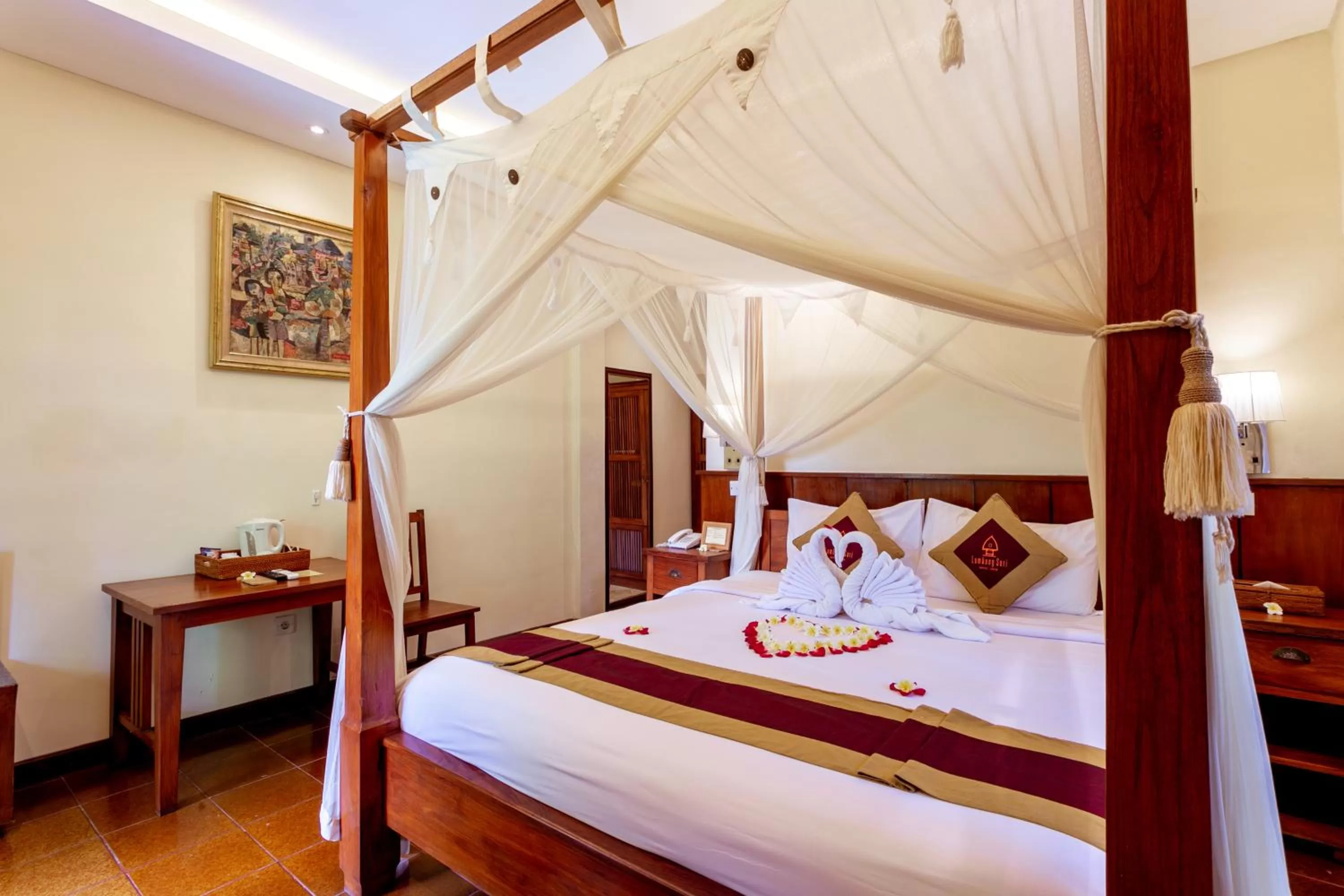 Superior Double or Twin Room in Lumbung Sari Ubud Hotel - CHSE Certified