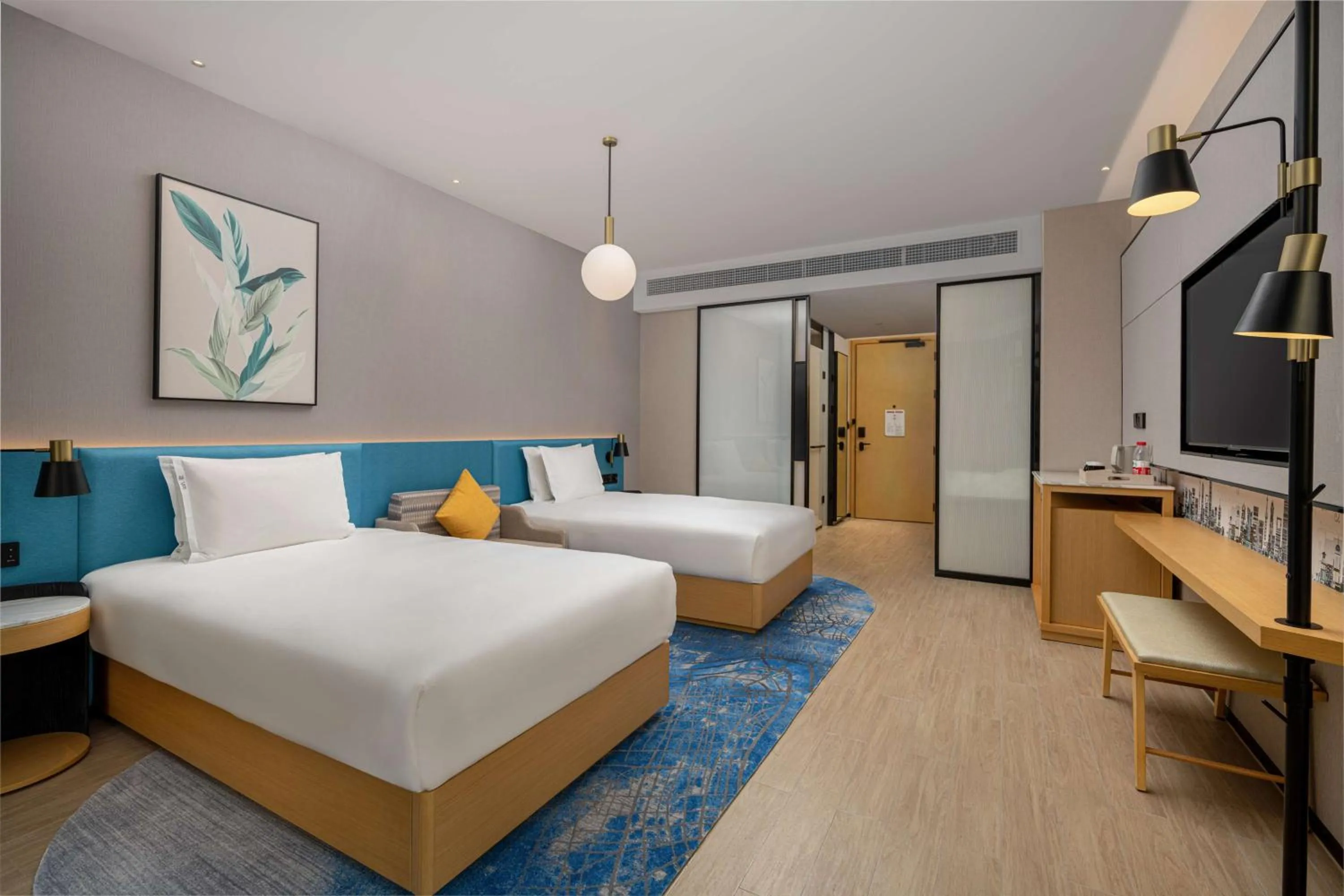 Deluxe Twin Room in Hilton Garden Inn Shanghai Lujiazui