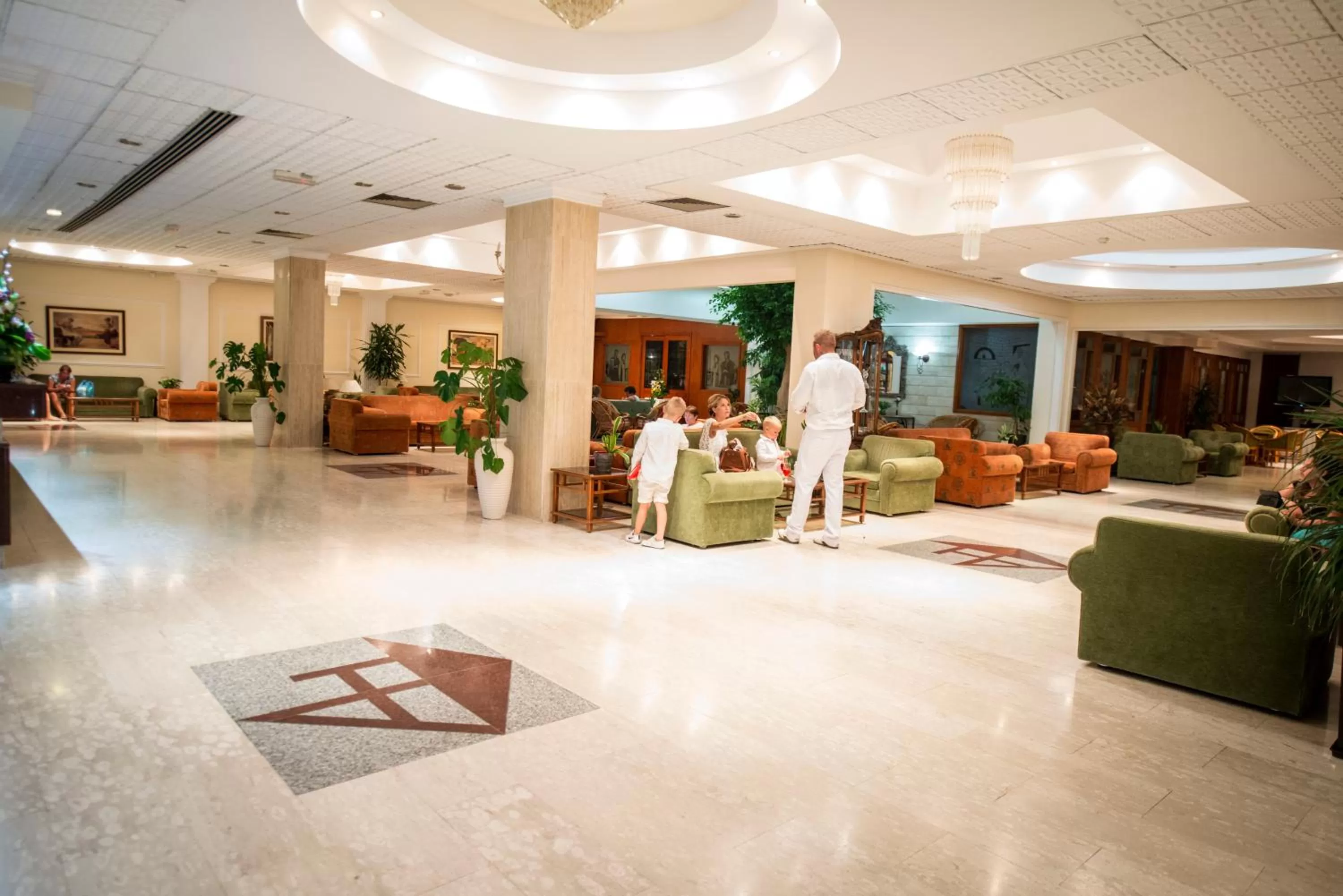 People in Avlida Hotel
