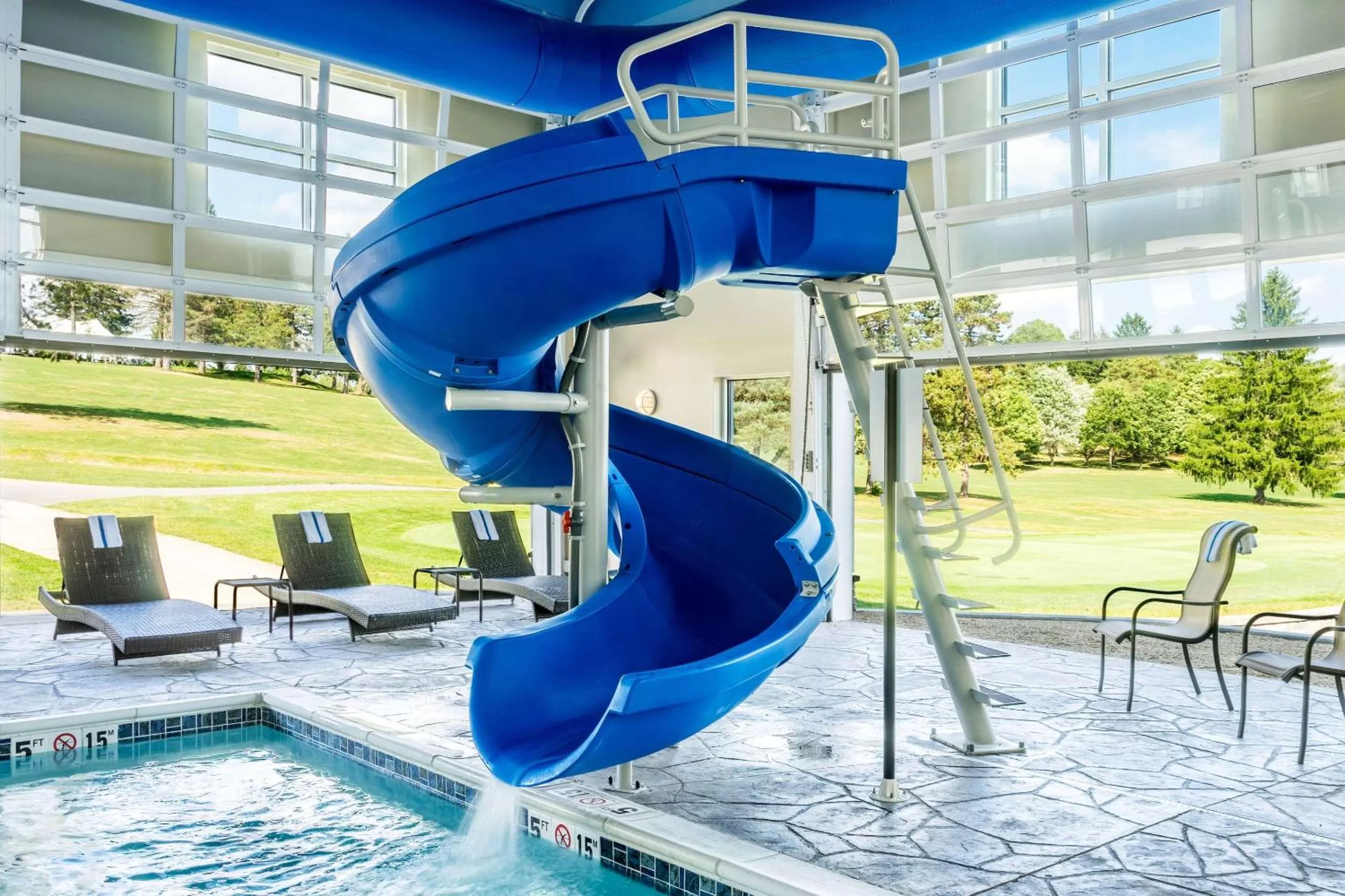 Pool view in Comfort Suites DuBois Country Club