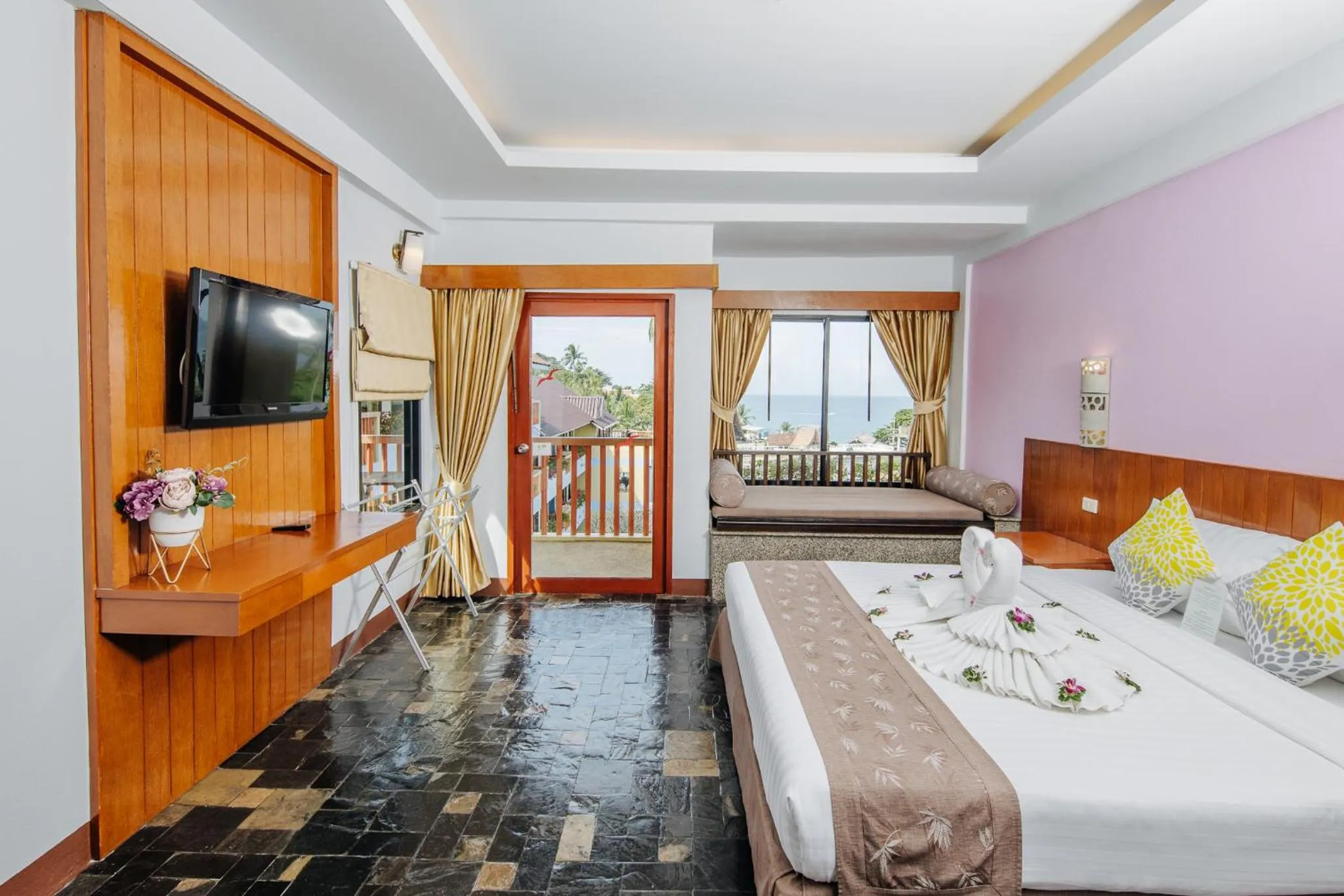 Deluxe Double Room with Sea View in Karona Resort & Spa - SHA Extra Plus