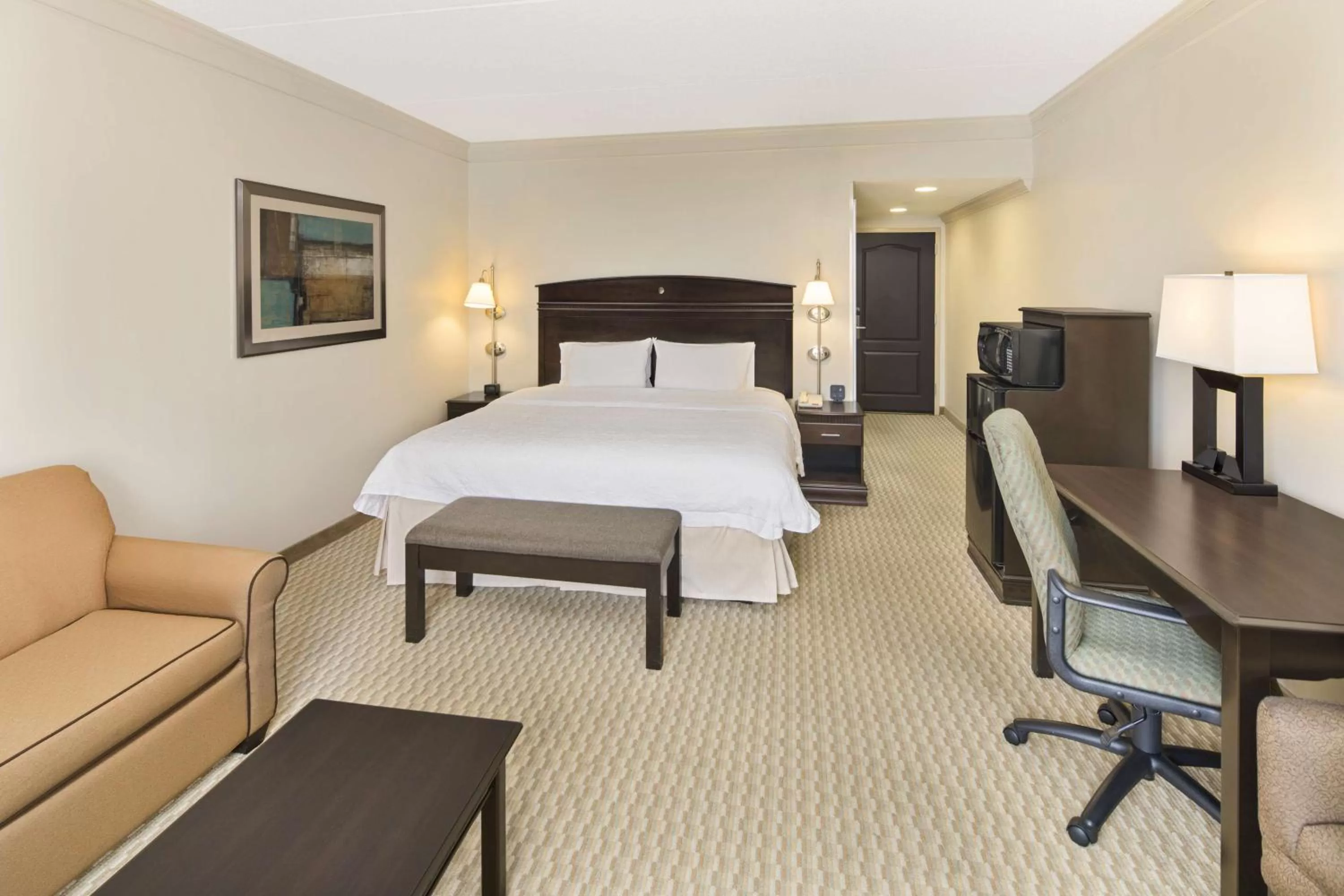 King Room with Sofa Bed in Hampton Inn Columbia I-20-Clemson Road