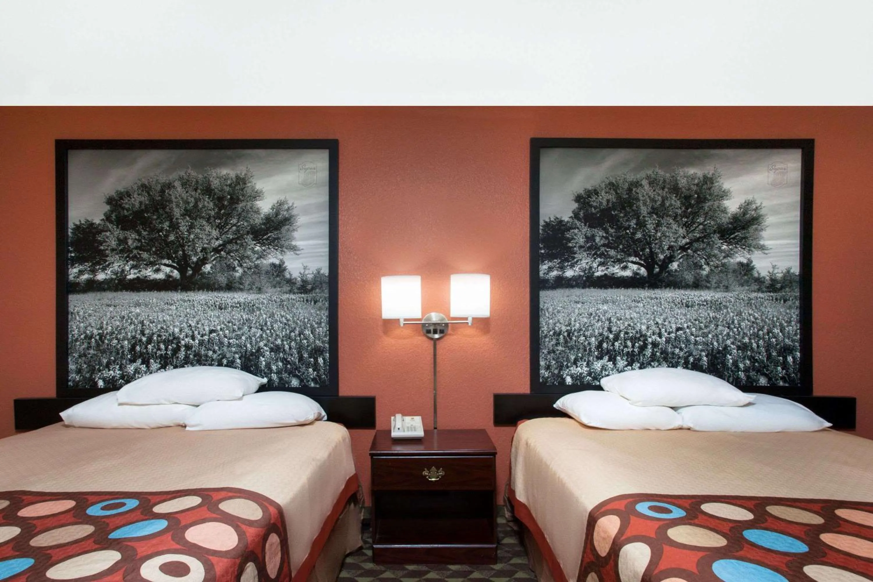 Queen Room with Two Queen Beds - Smoking in Super 8 by Wyndham Bastrop TX