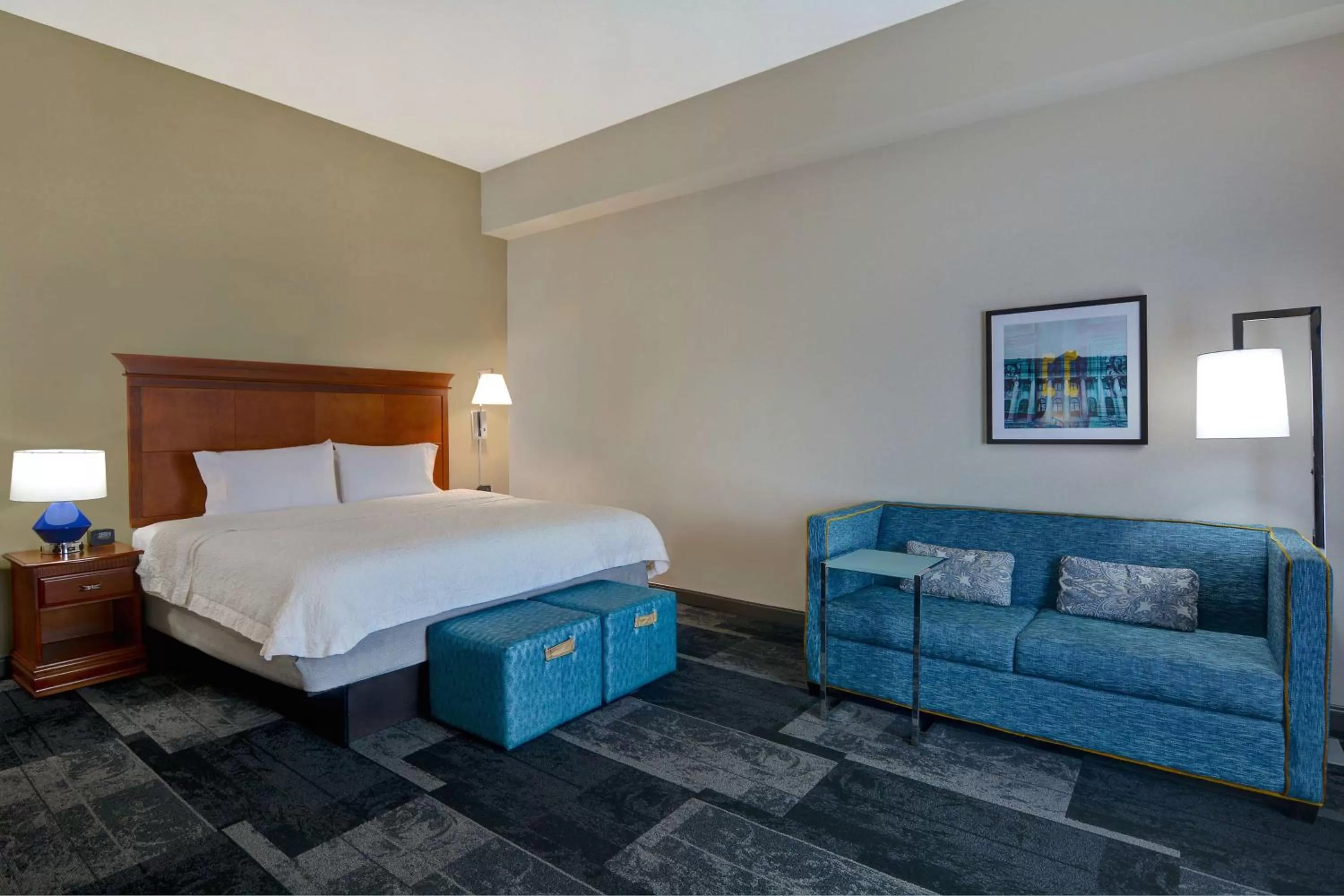 King Room with Sofa Bed and Study - Non-Smoking in Hampton Inn & Suites Birmingham-Hoover-Galleria