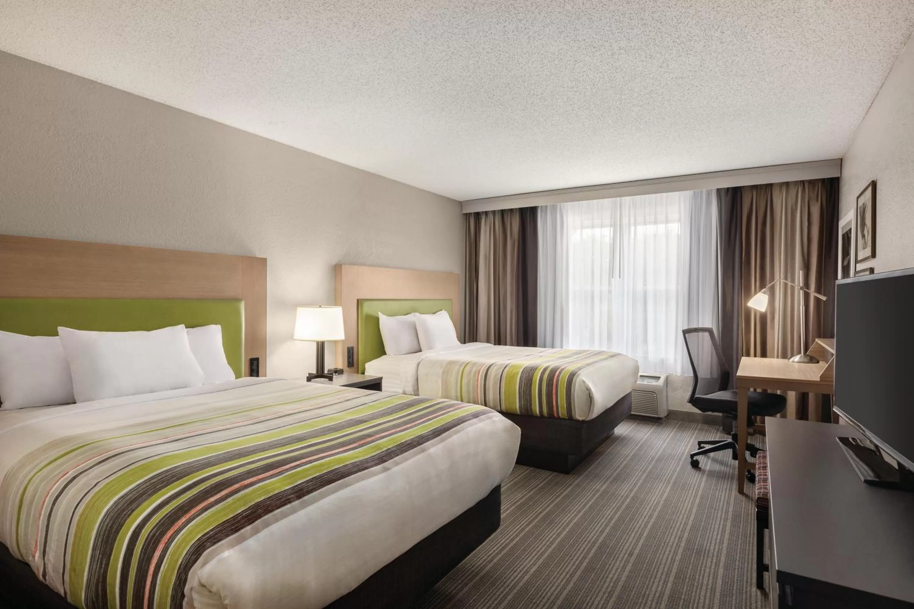 Queen Room with Two Queen Beds with Roll In Shower - Disability Access/Non-Smoking in Country Inn & Suites by Radisson, Beaufort West, SC