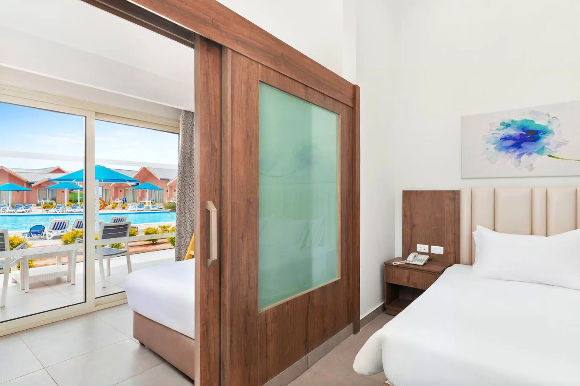 Bungalow Triple Room with Pool View in Pickalbatros Jungle Aqua Park - Neverland Hurghada