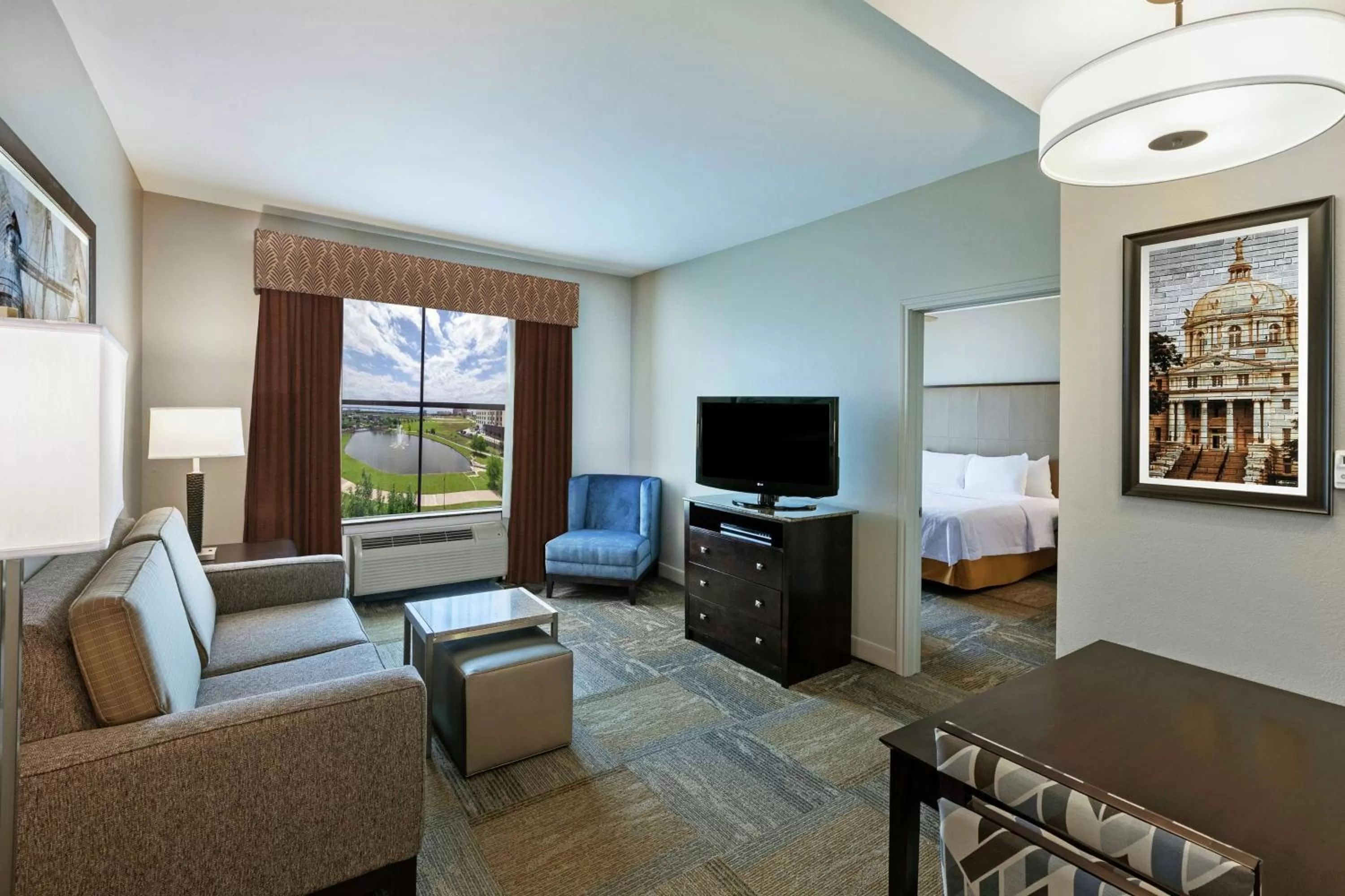 One-Bedroom King Suite with Lake View - Non-Smoking in Homewood Suites by Hilton Waco