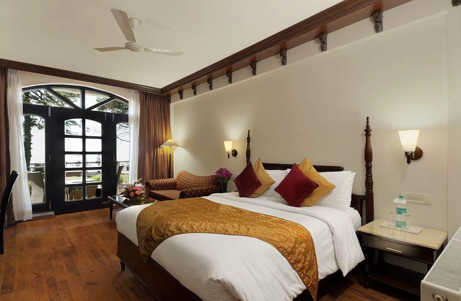 Standard Queen Room with Garden View - Non-Smoking in Ramada by Wyndham Mussoorie Mall Road
