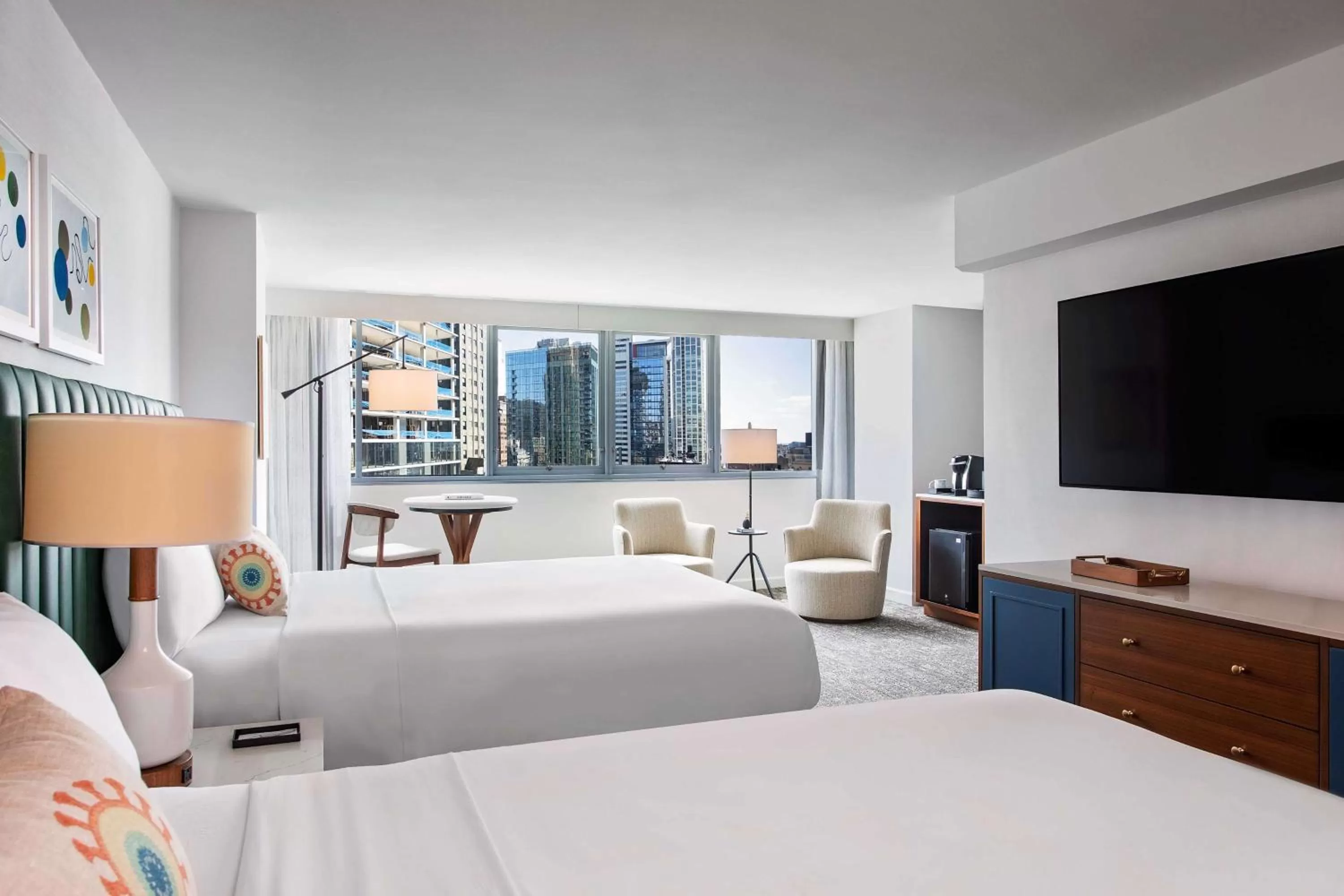 Two Queen City View in The Royal Sonesta Chicago Downtown