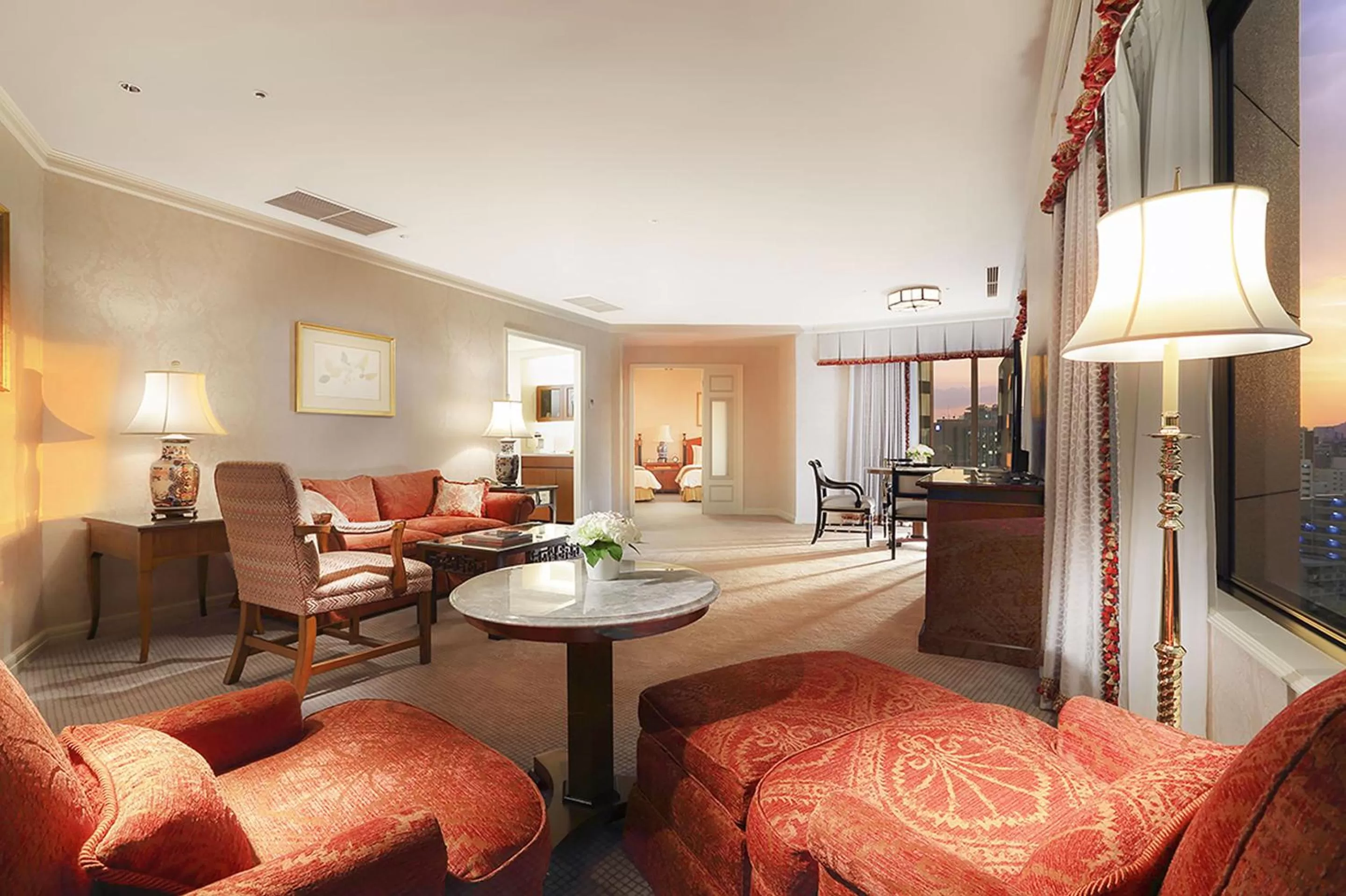 Prime Premier Garden Suite King Room / Lounge and Spa Access in Hotel Chinzanso Tokyo