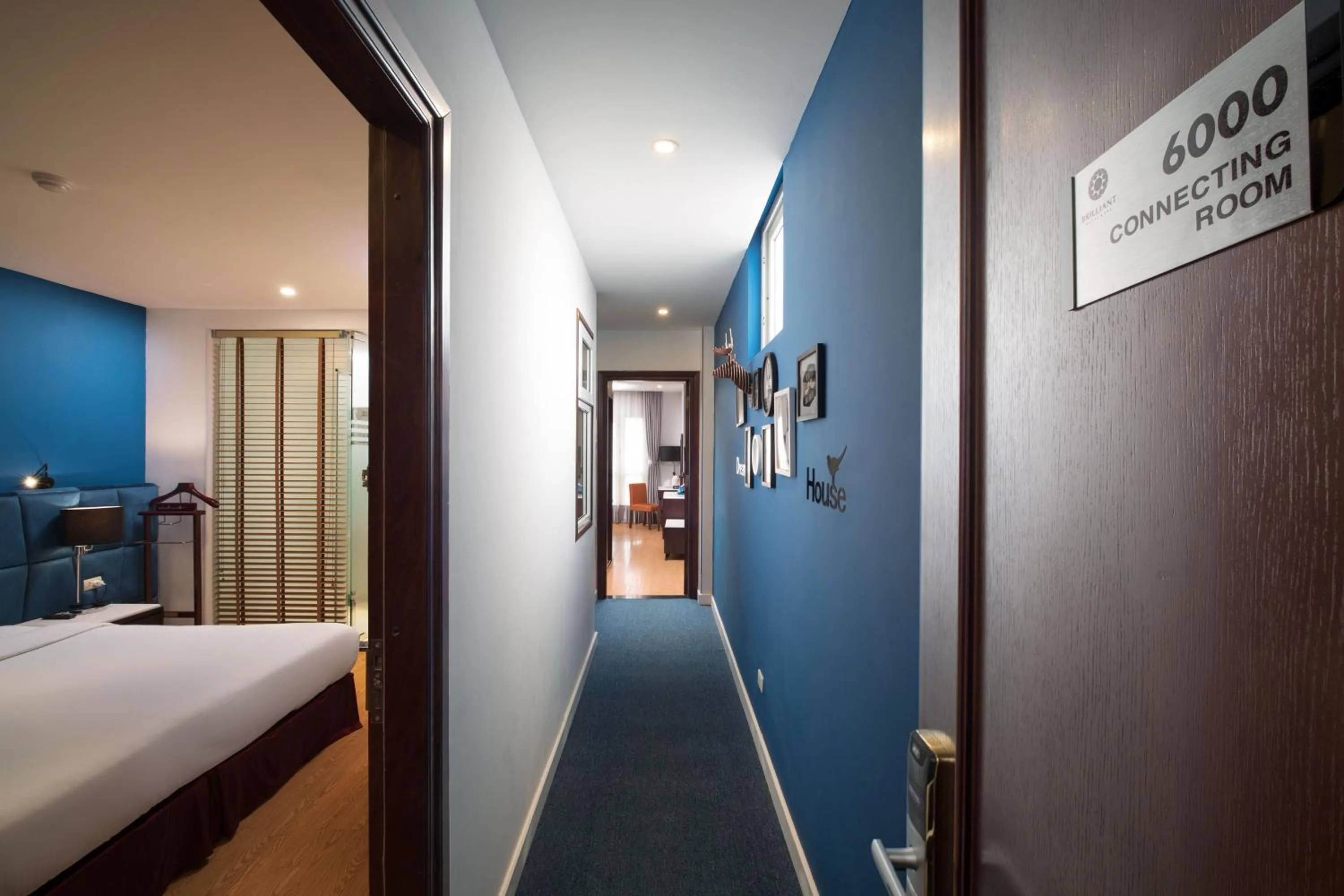 Executive Connecting Room with City View in Hanoi Brilliant Hotel & Spa