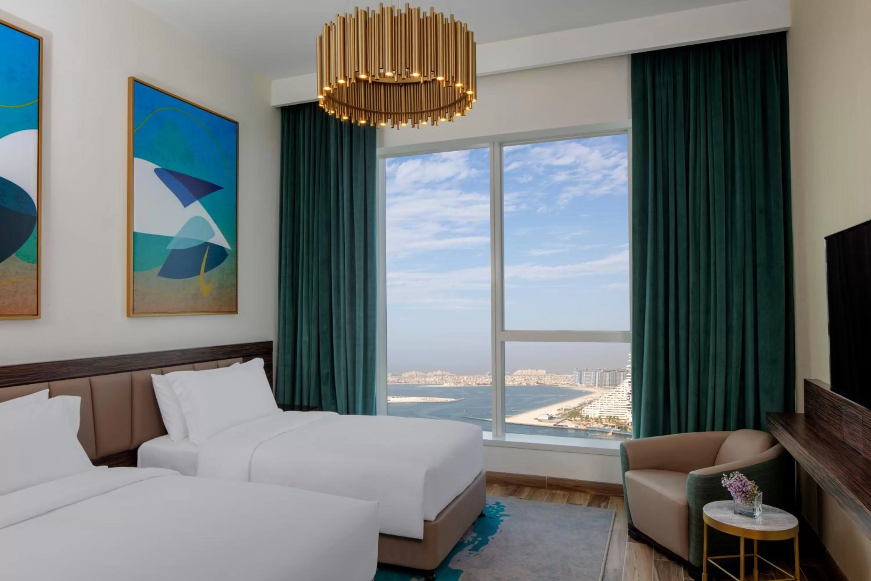 Superior Three Bedroom Sea View Apartment - Club Lounge Access, Drinks Included in Avani Plus Palm View Dubai Hotel & Suites