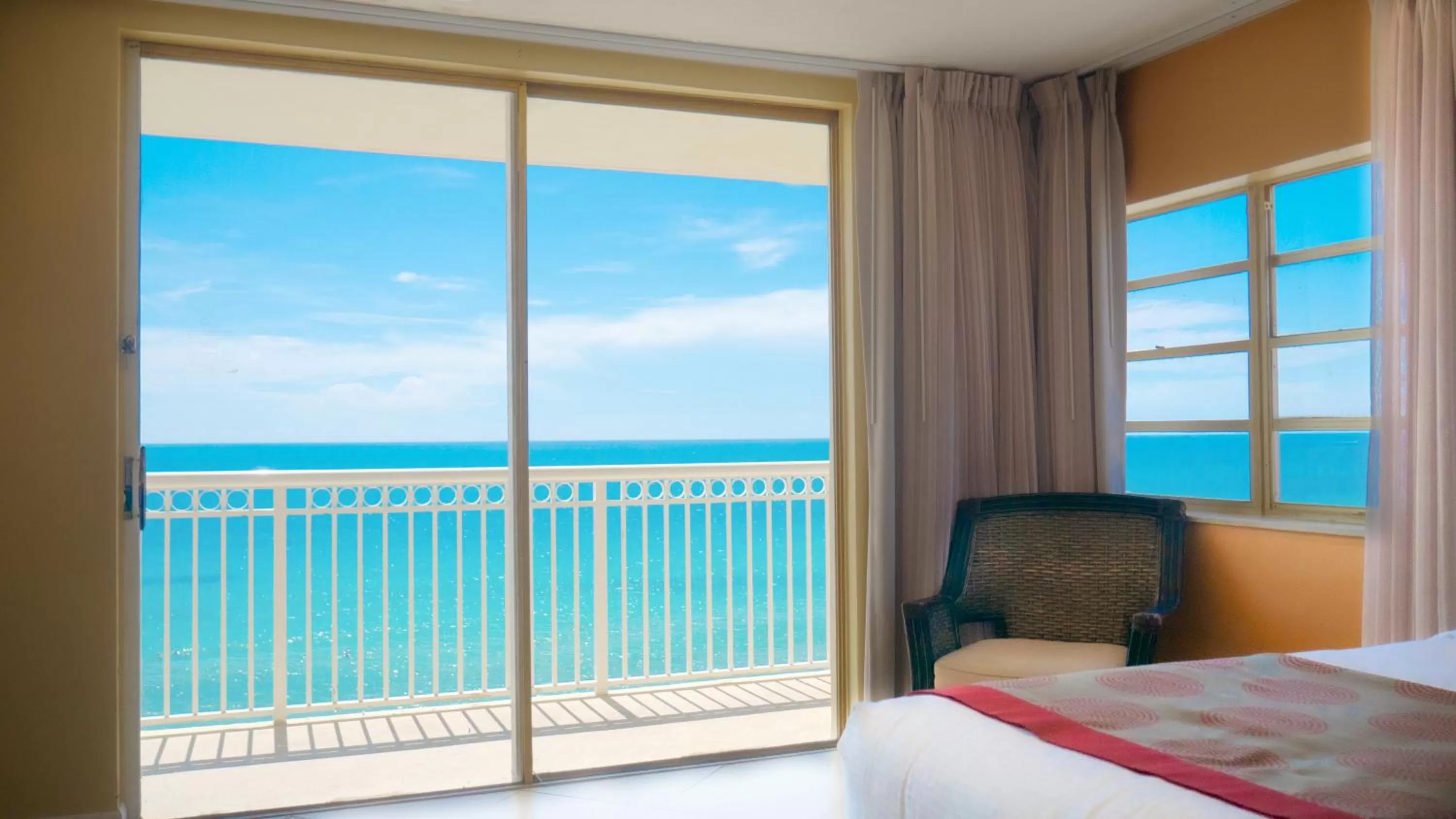 2 Queen Beds, Efficiency, Oceanfront View, Non-Smoking in Ramada Plaza by Wyndham Marco Polo Beach Resort