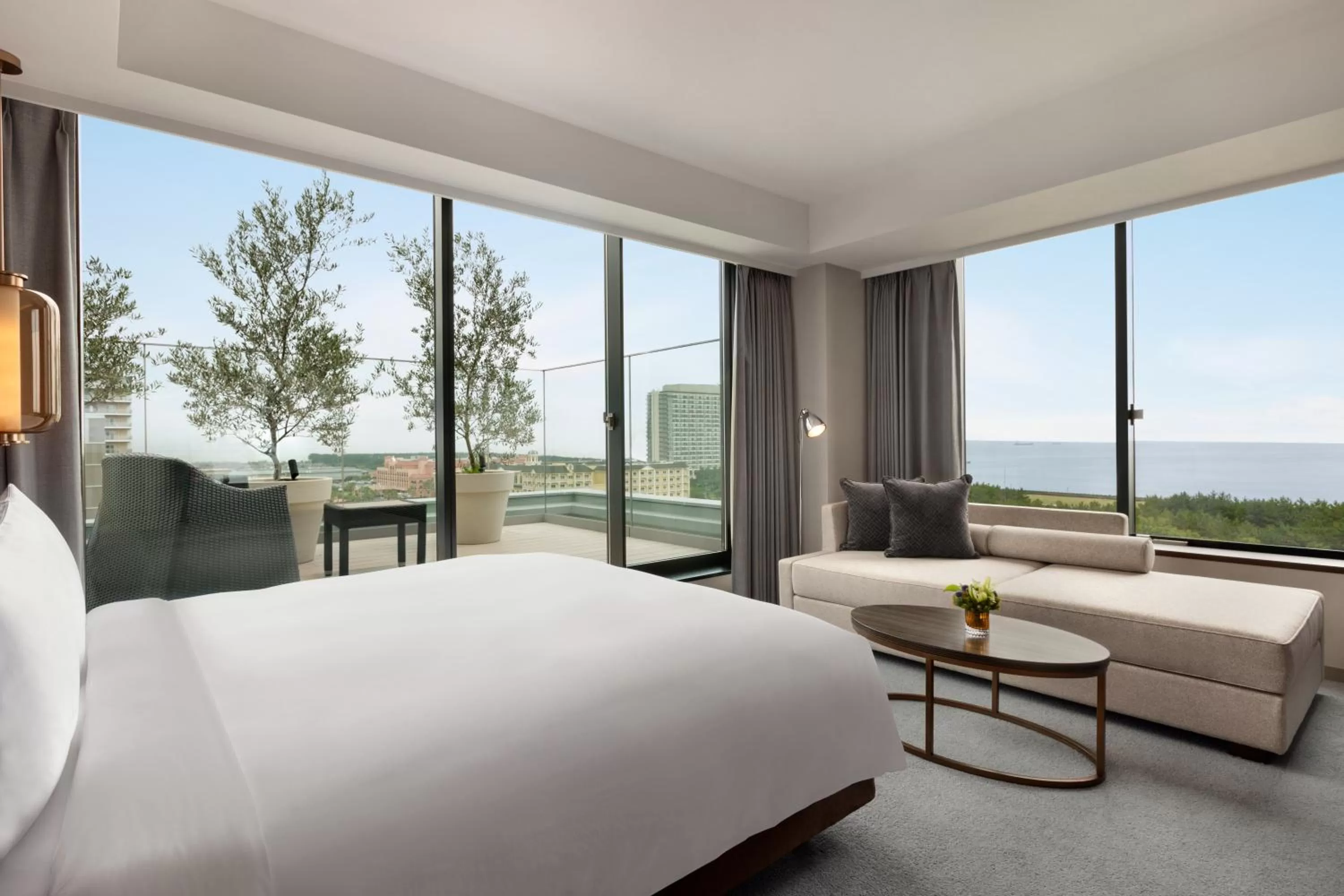 Deluxe King Room with One King Bed and Terrace - single occupancy in Hyatt Regency Tokyo Bay