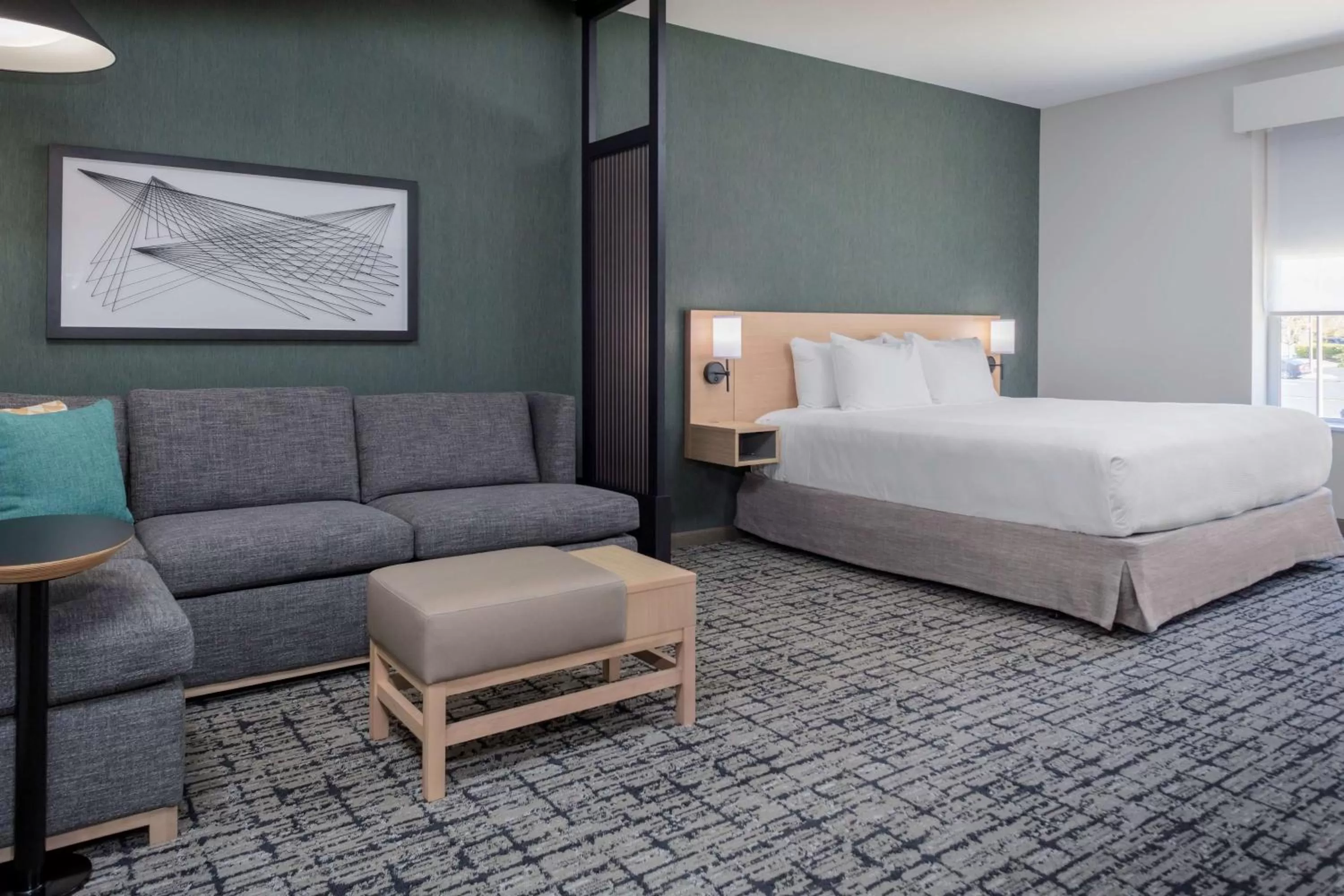 King Room with Sofa Bed and Roll-In Shower - Disability Access in Hyatt Place Charlotte University