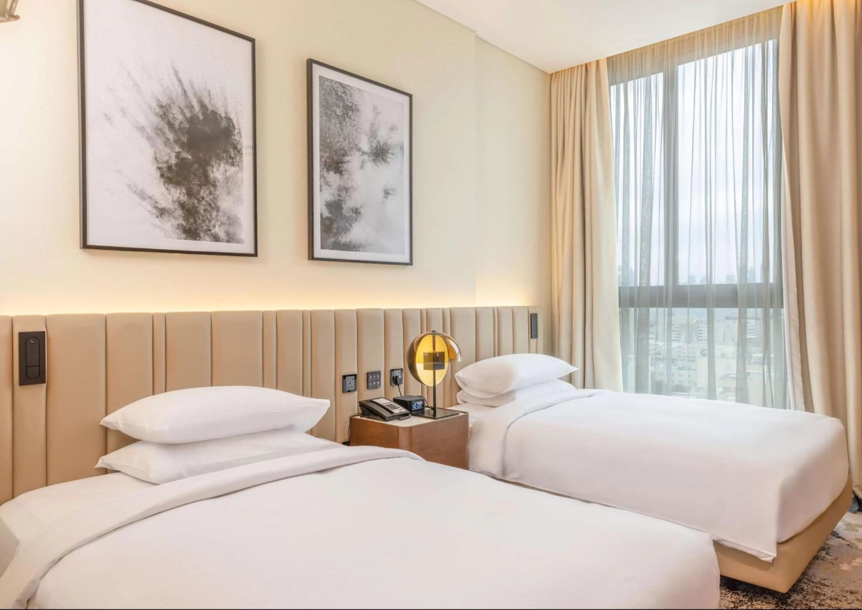 One Bedroom Suite with Two Double Beds and Sea View - Smoking in Embassy Suites By Hilton Doha Old Town