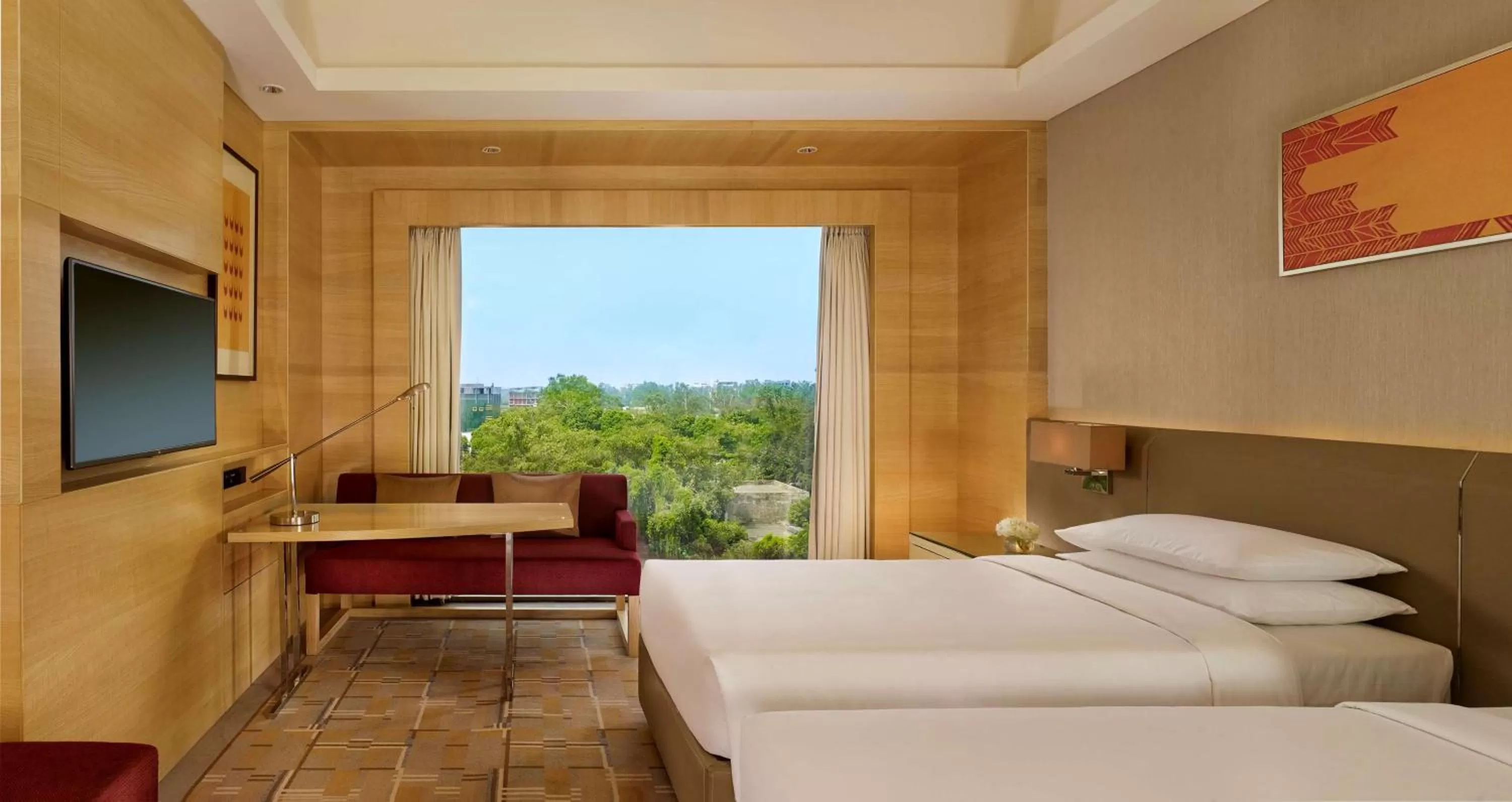 Twin Room - single occupancy - 6 PM to 8 PM, Acess to Club Lounge, Complimentary Buffet Breakfast) - Club Access (Complimentary Cocktail Hours in Hyatt Regency Chandigarh