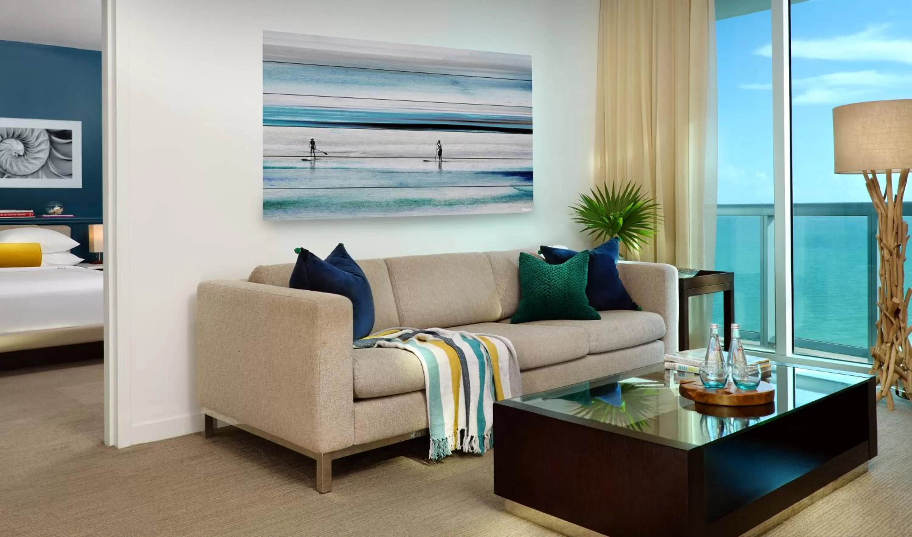 One-Bedroom Partial Ocean View Suite in Sole Miami, A Noble House Resort