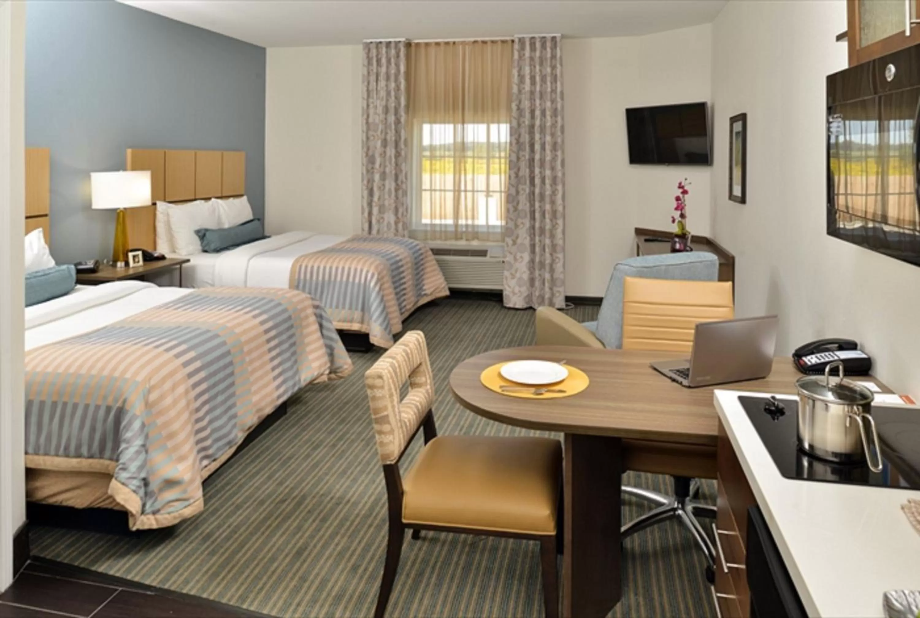 Double Room with Two Double Beds - Hearing Accessible  in Candlewood Suites Houma, an IHG Hotel