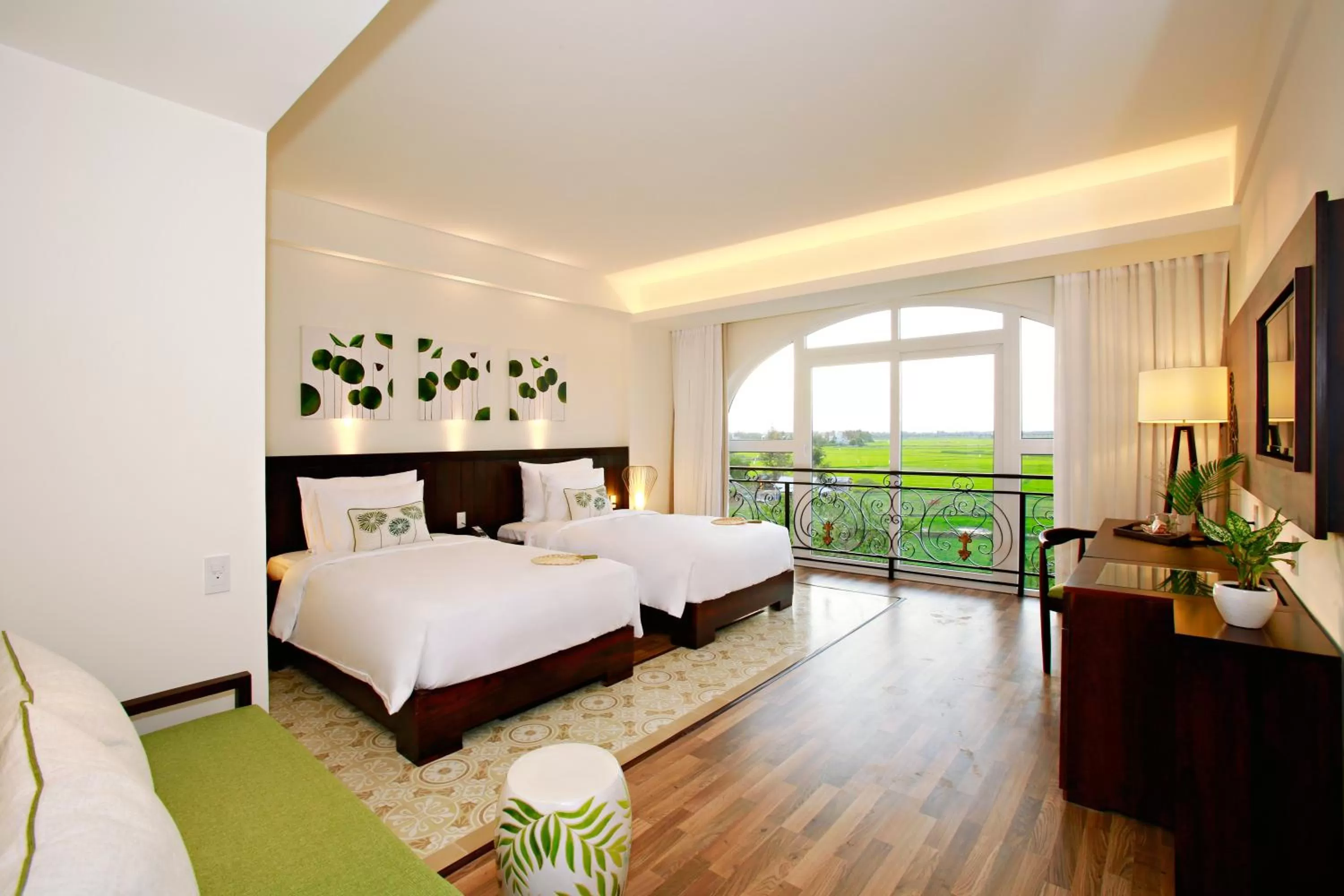 Deluxe Double or Twin Room with Rice Field View  in Lasenta Boutique Hotel Hoian
