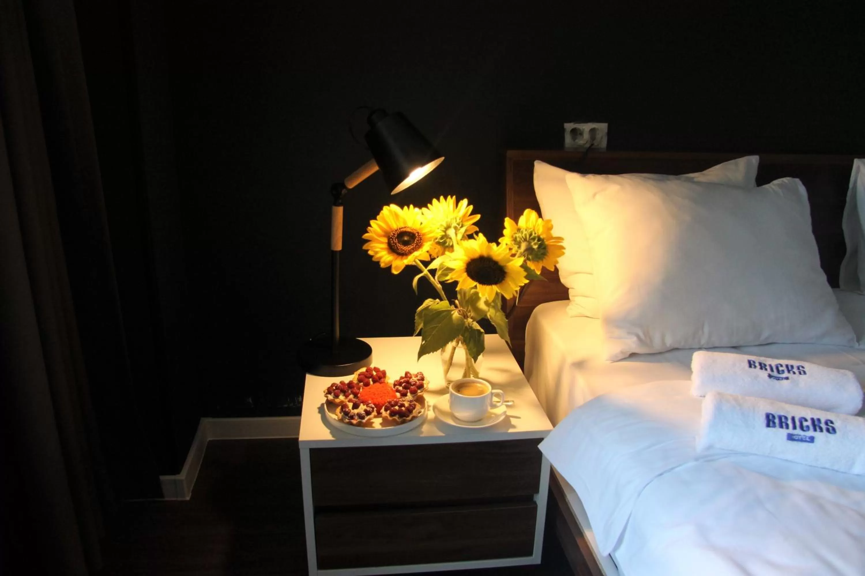 Bed in Bricks Hotel
