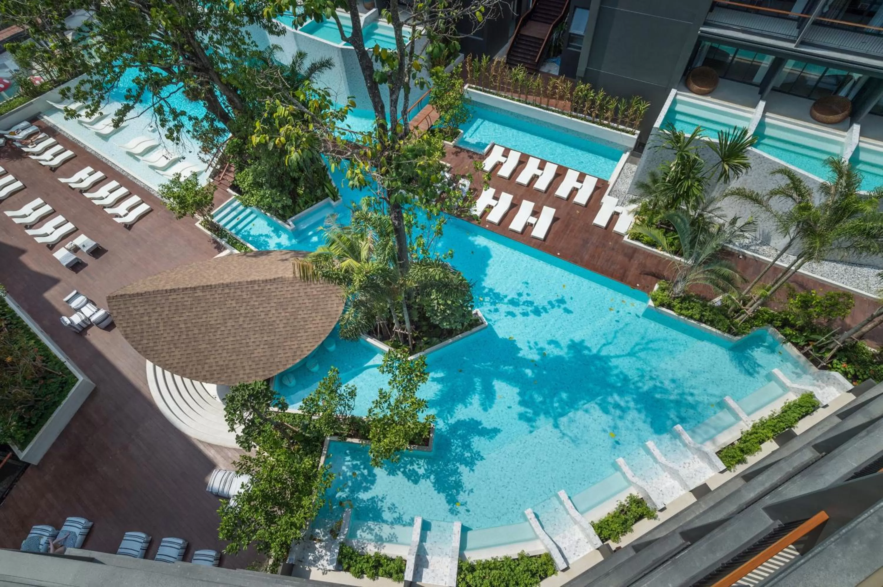 Pool view in Panan Krabi Resort