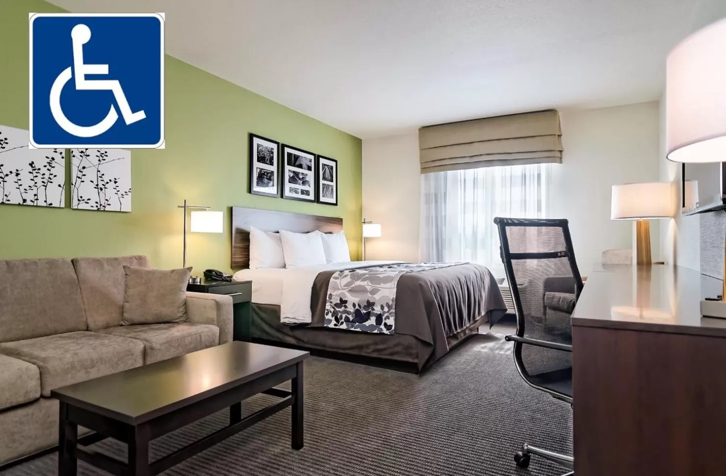 King Suite Upgrade - Accessible/Non-Smoking in Sleep Inn & Suites Fort Scott