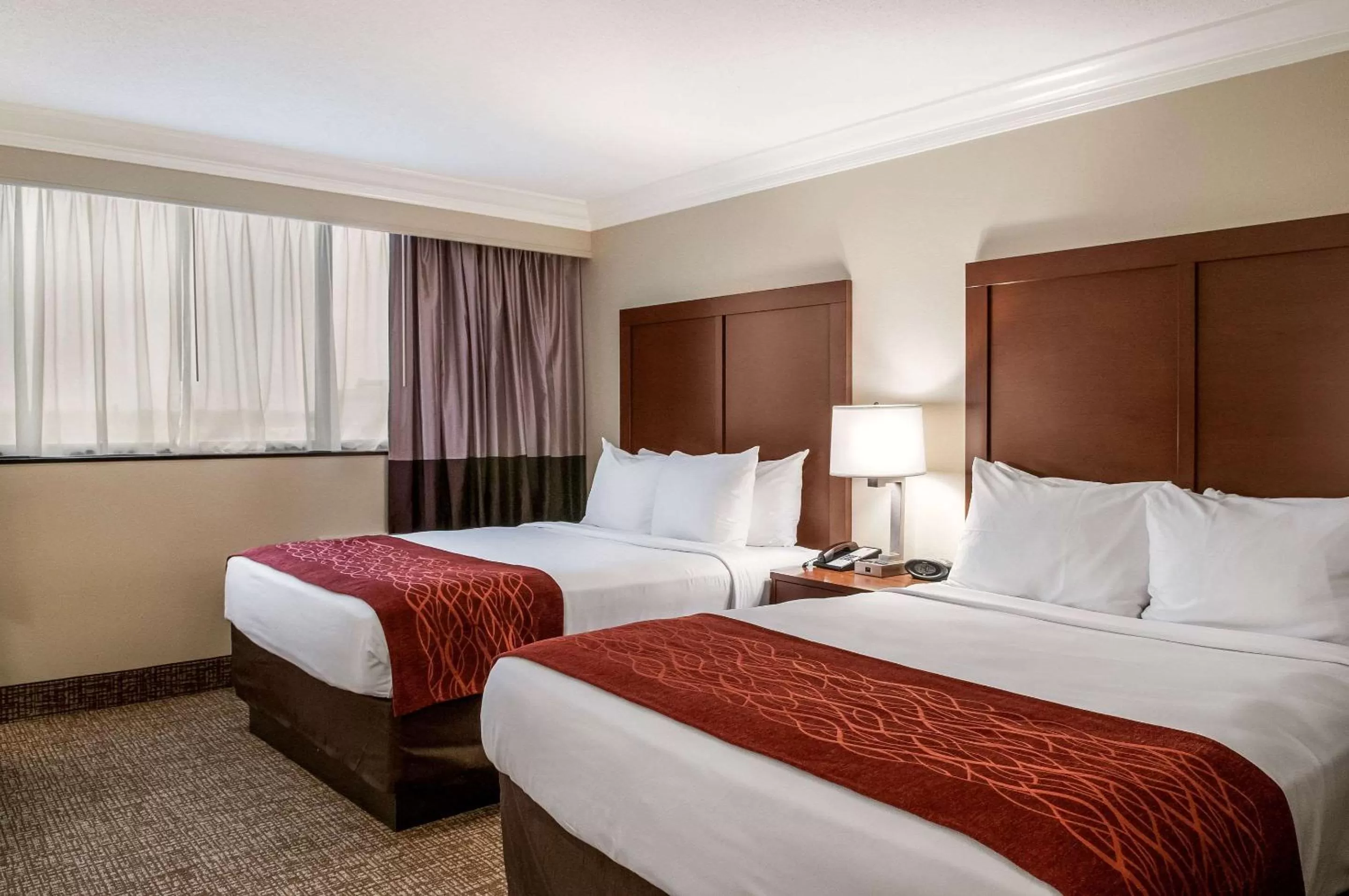 Queen Room with Two Queen Beds - Non-Smoking in Comfort Inn & Suites At Copeland Tower