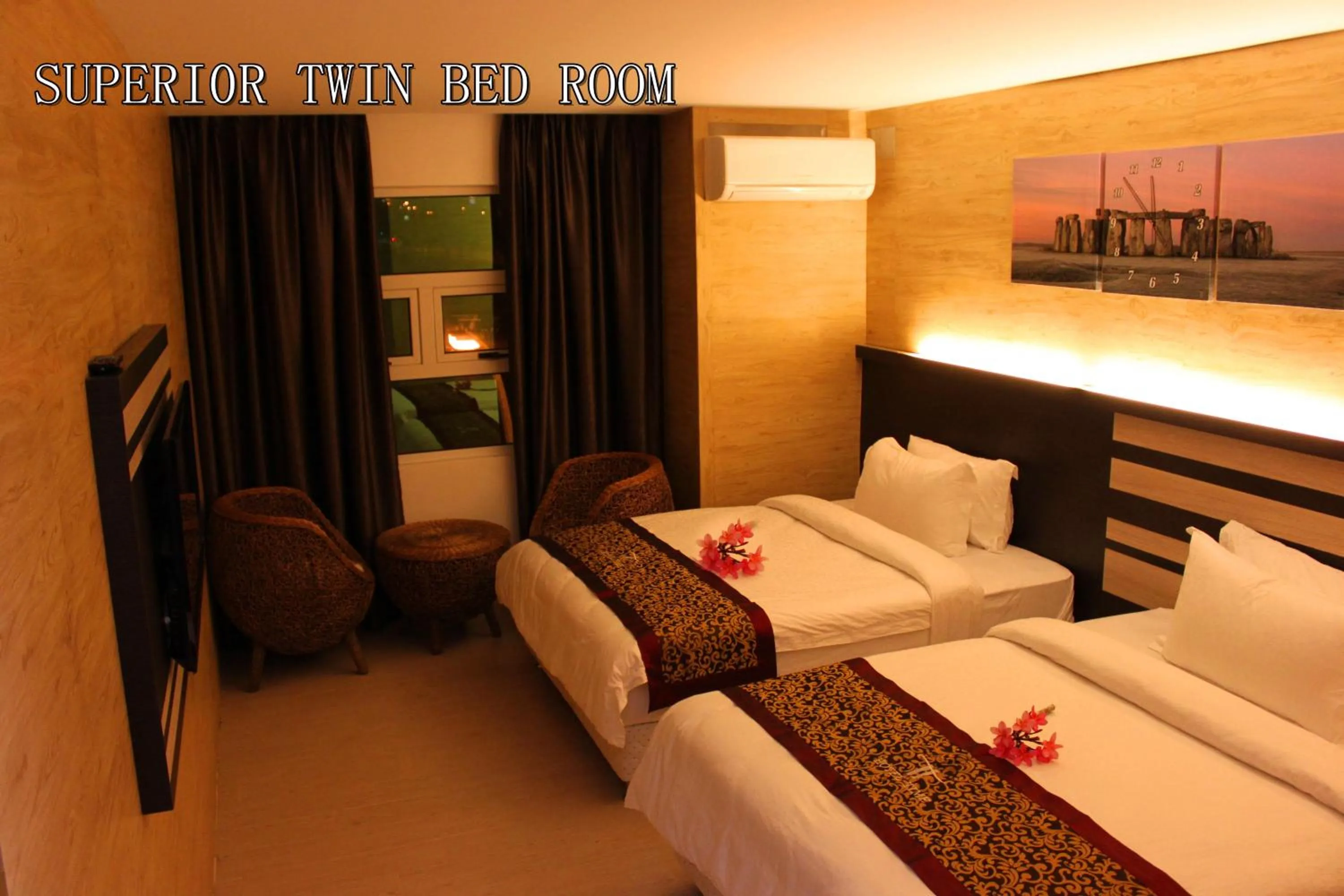 Superior Twin Room in Hotel Time Boutique Nilai