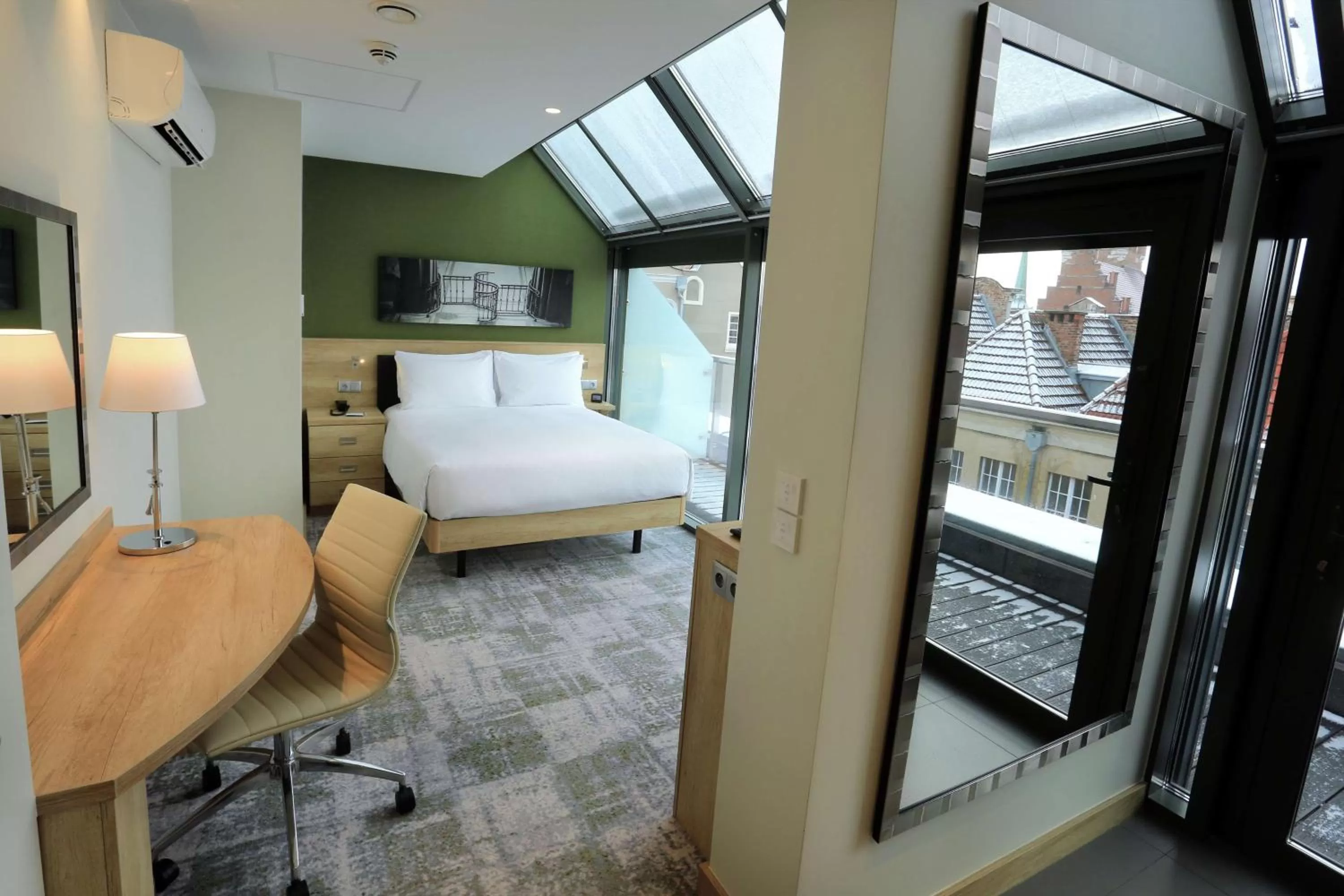 Queen Room with Balcony in Hampton By Hilton Gdansk Old Town