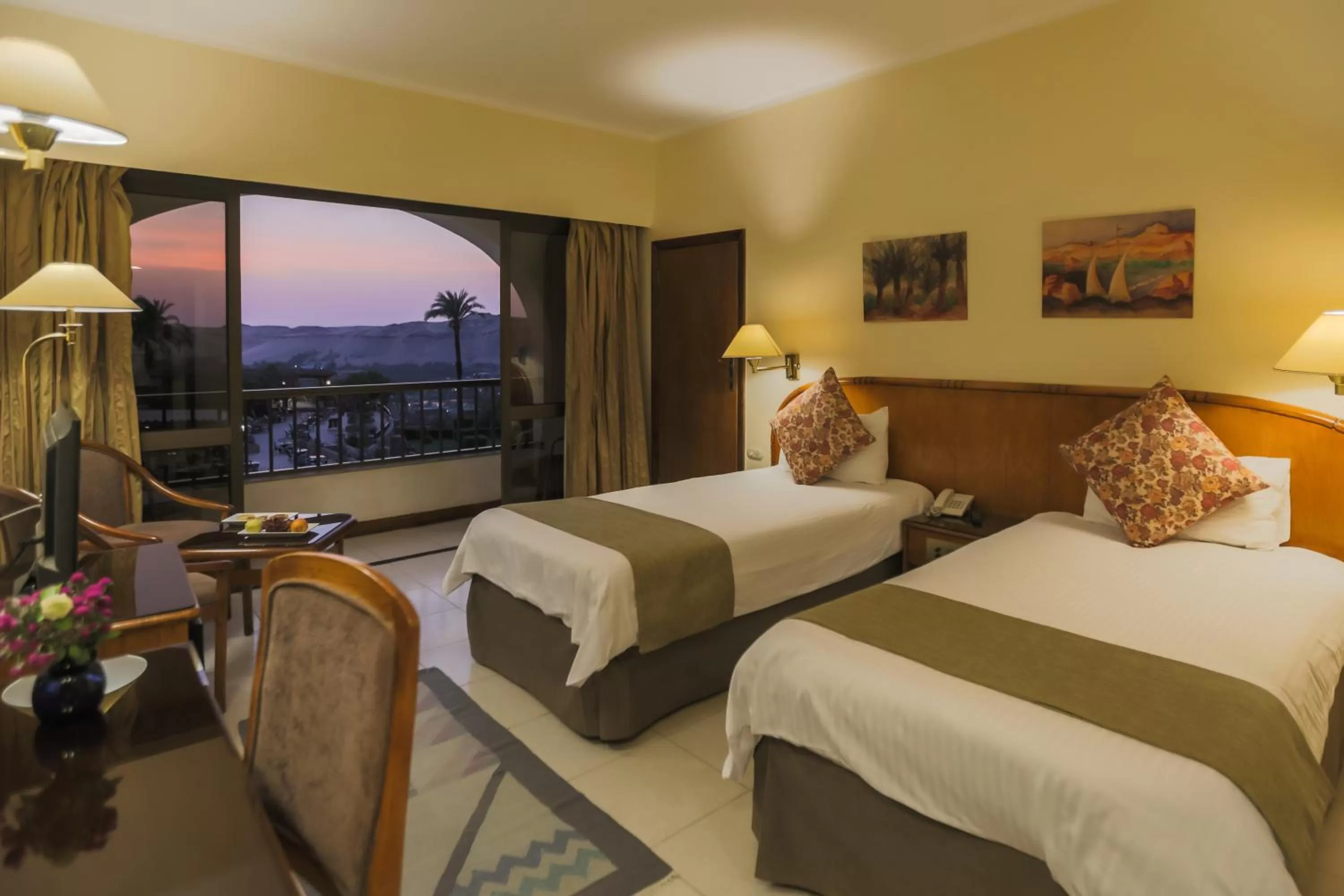 Standard Double Room with Nile View in Basma Hotel Aswan