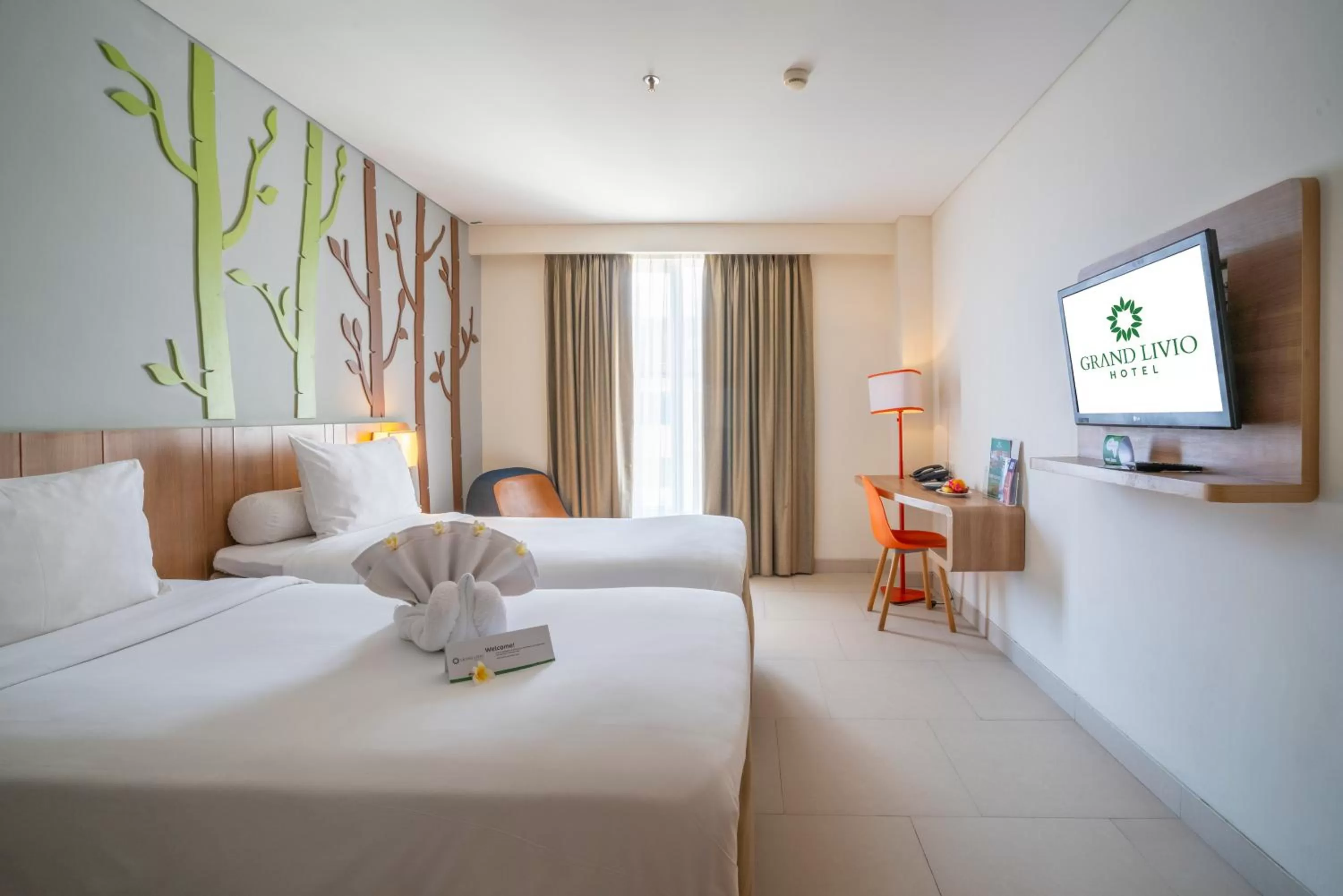 Superior Twin Room in Grand Livio Kuta Hotel
