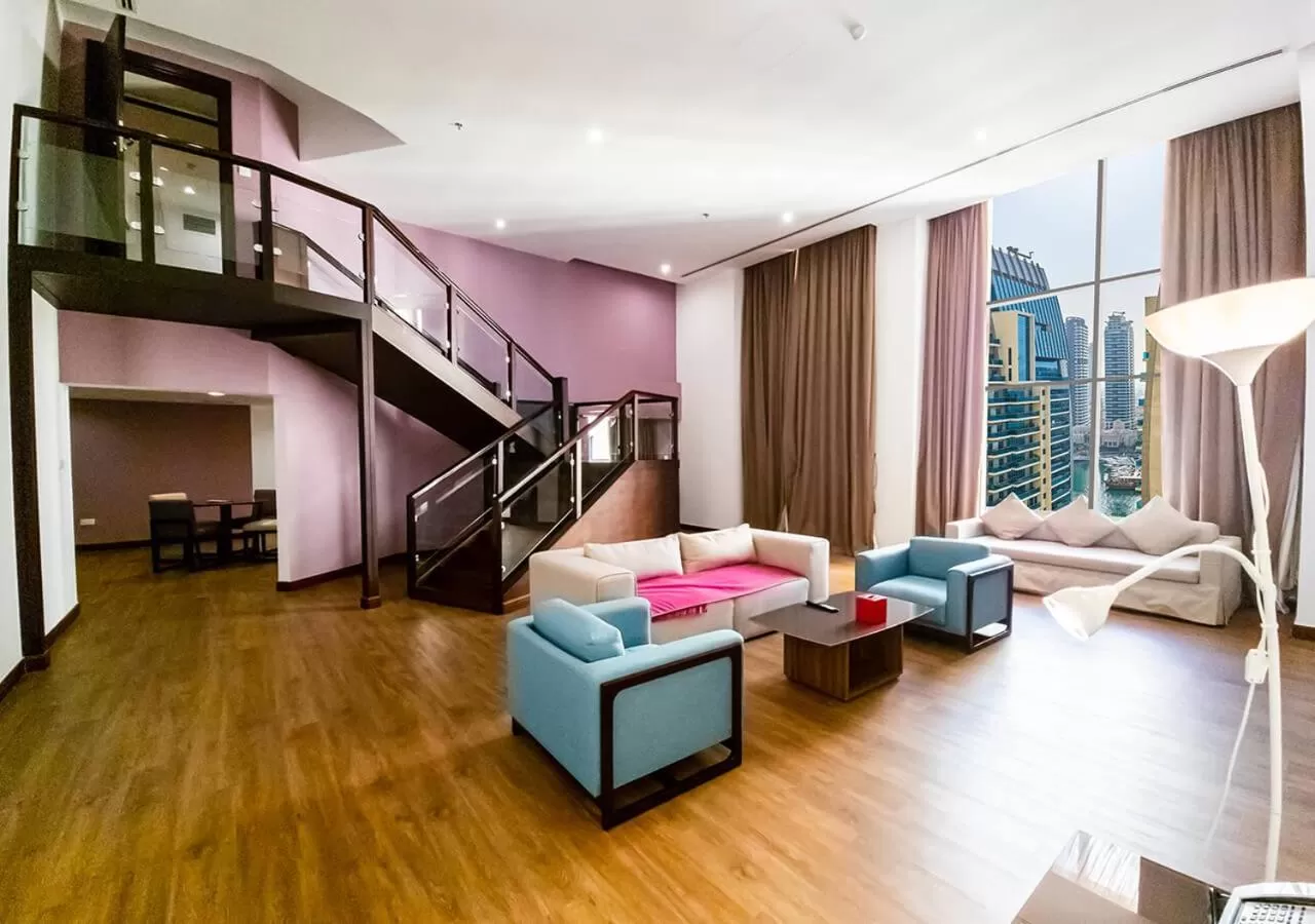 Duplex One bedroom Apartment, including Complimentary Beach Accessories in Ramada Hotel, Suites and Apartments by Wyndham Dubai JBR