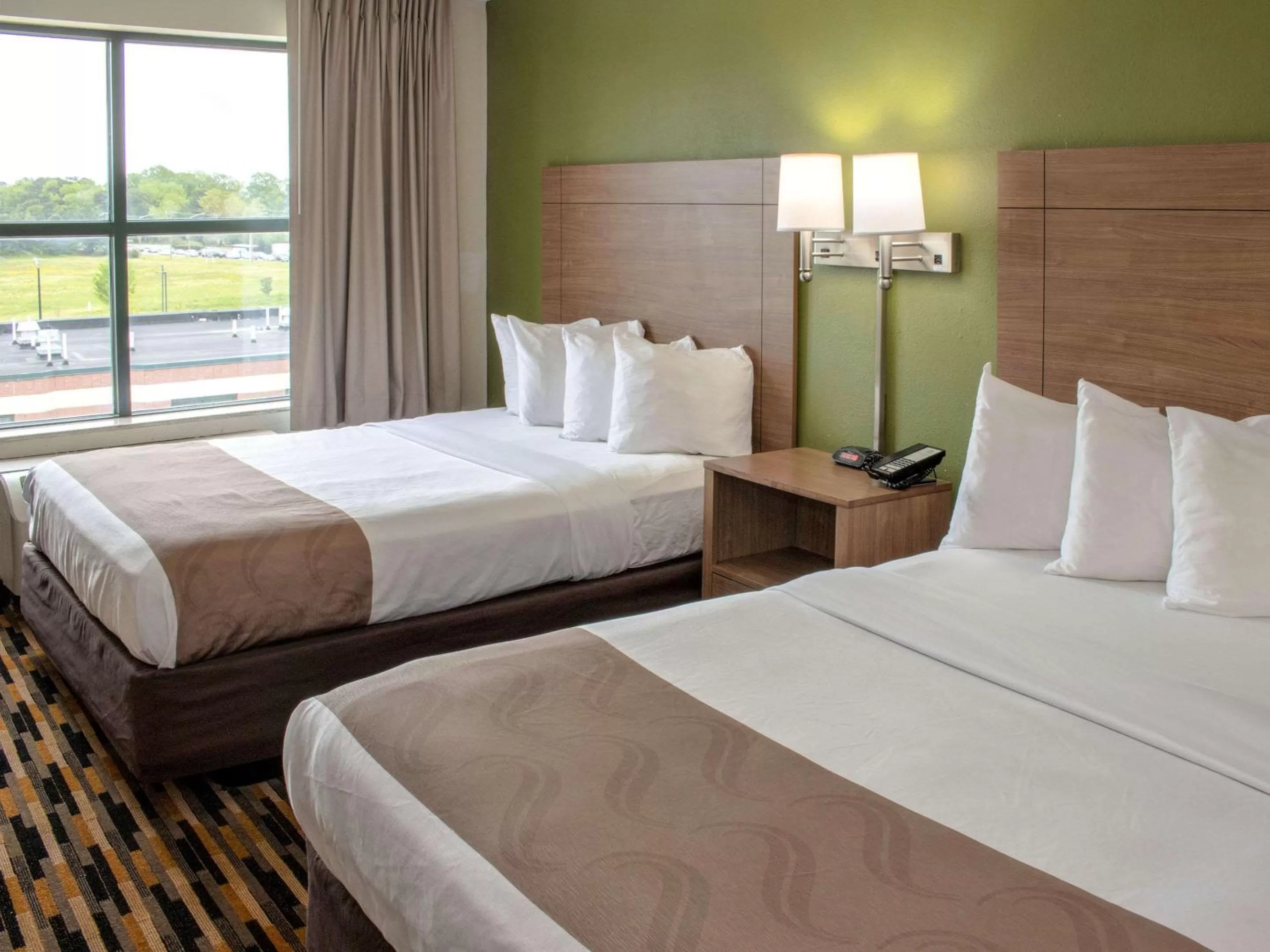 Suite with Two Queen Beds and Roll-in Shower - Accessible/Non-Smoking in Quality Suites Lake Wright - Norfolk Airport