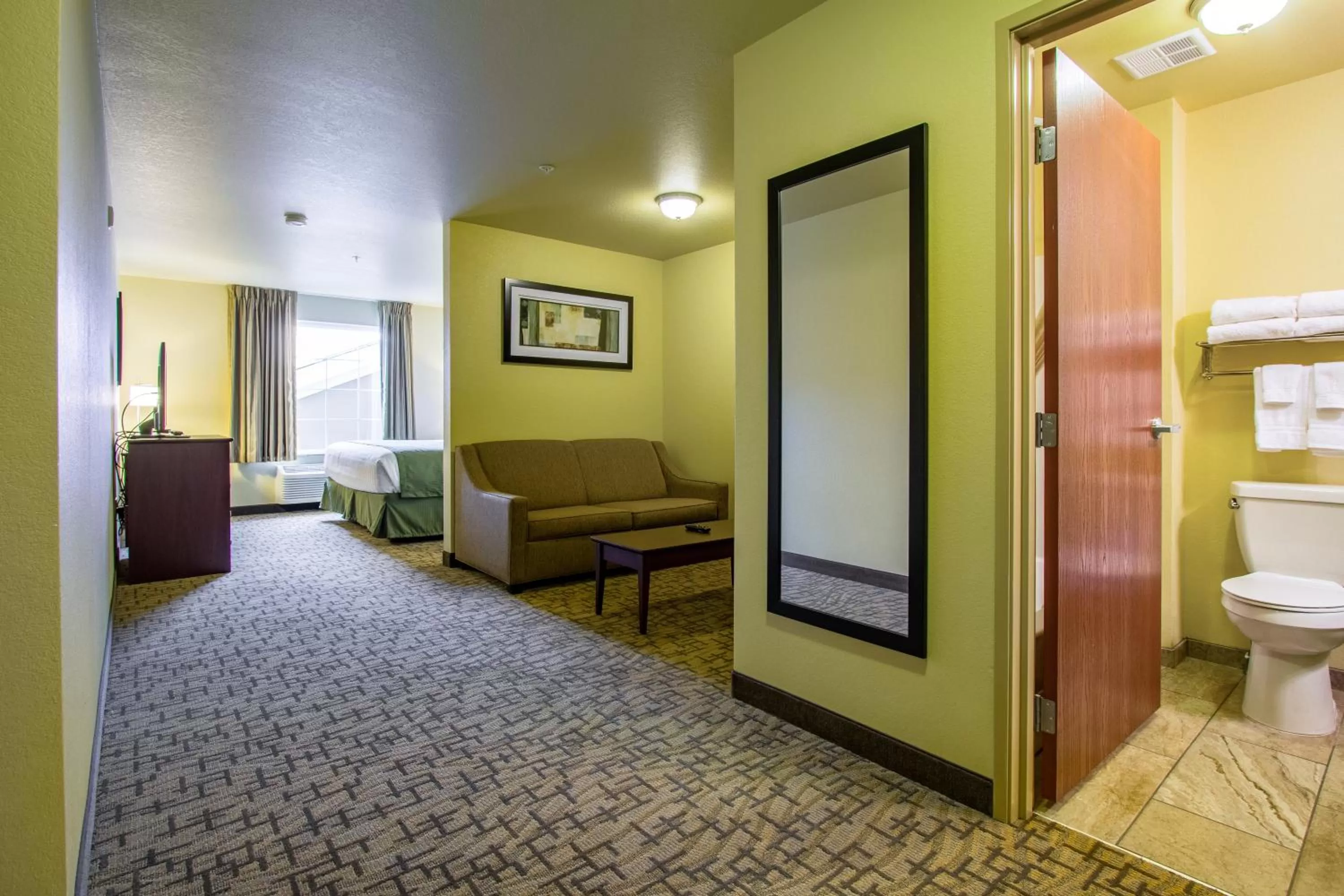 King Studio with Sofa Bed - Disability Access in Cobblestone Hotel & Suites - Orrville