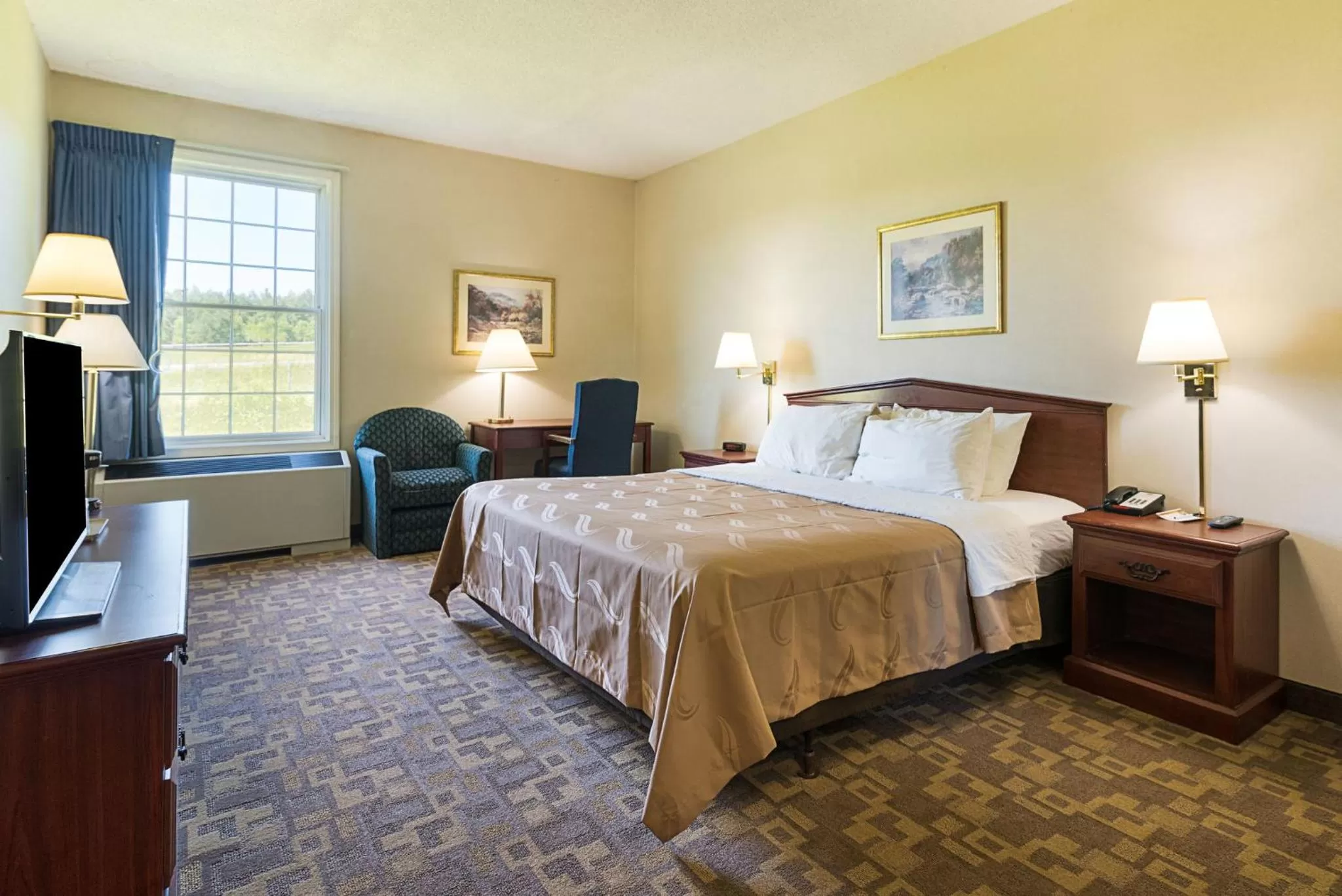 King Room - Accessible/Non-Smoking in Quality Inn & Suites Schoharie near Howe Caverns