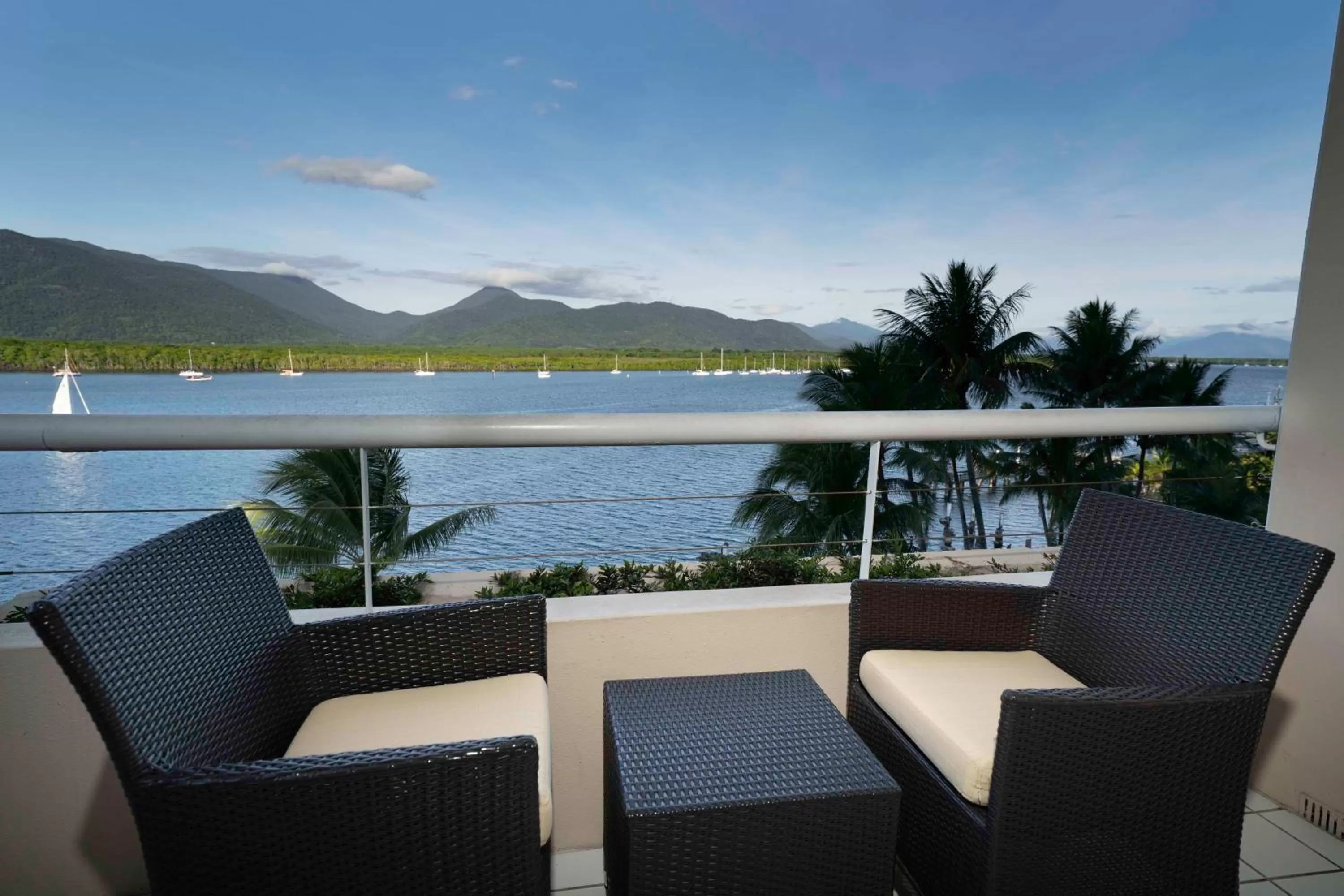 Deluxe Double Room with Water View in Hilton Cairns