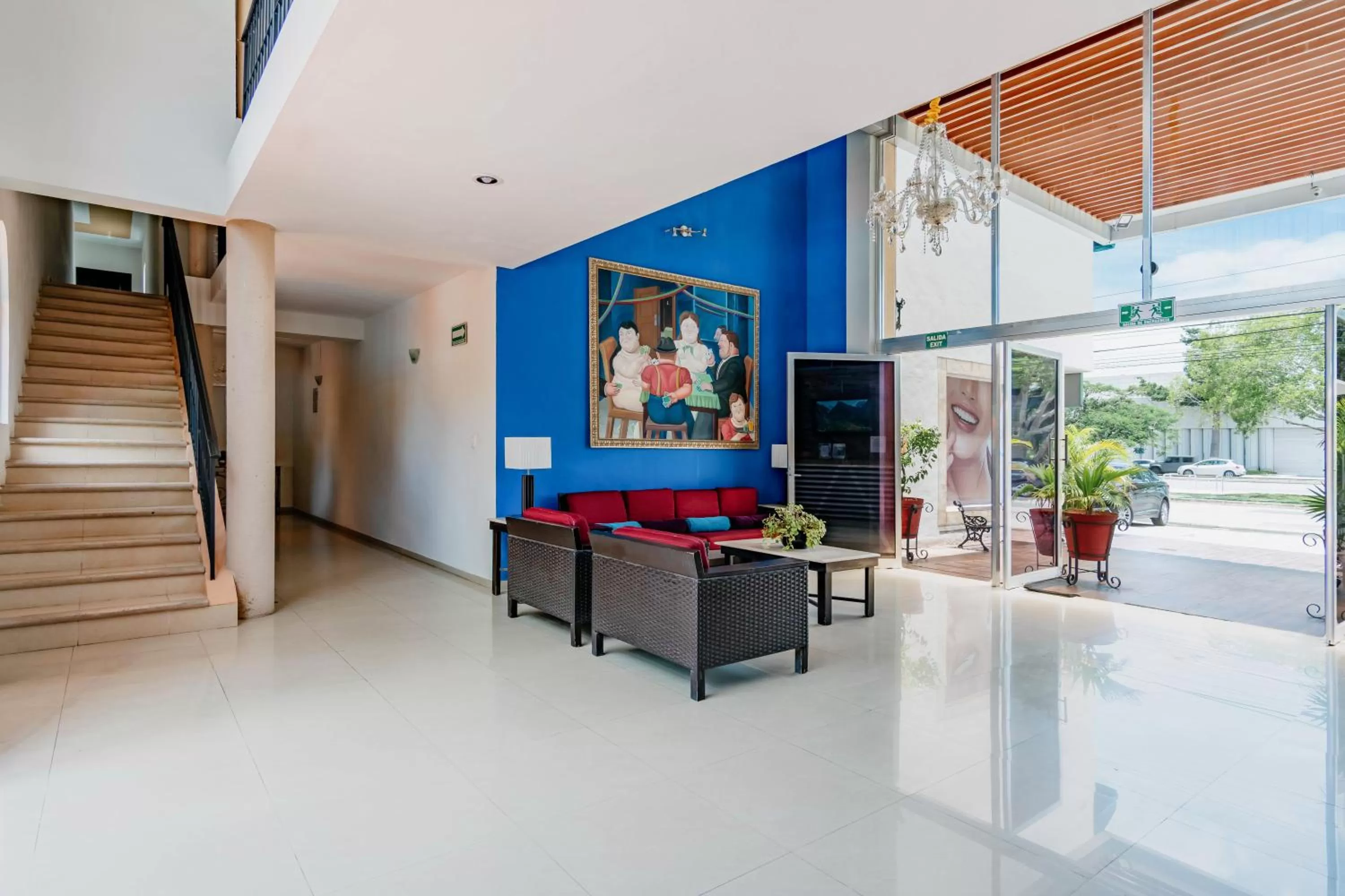 Lobby or reception in Hotel Siglo 21 Merida