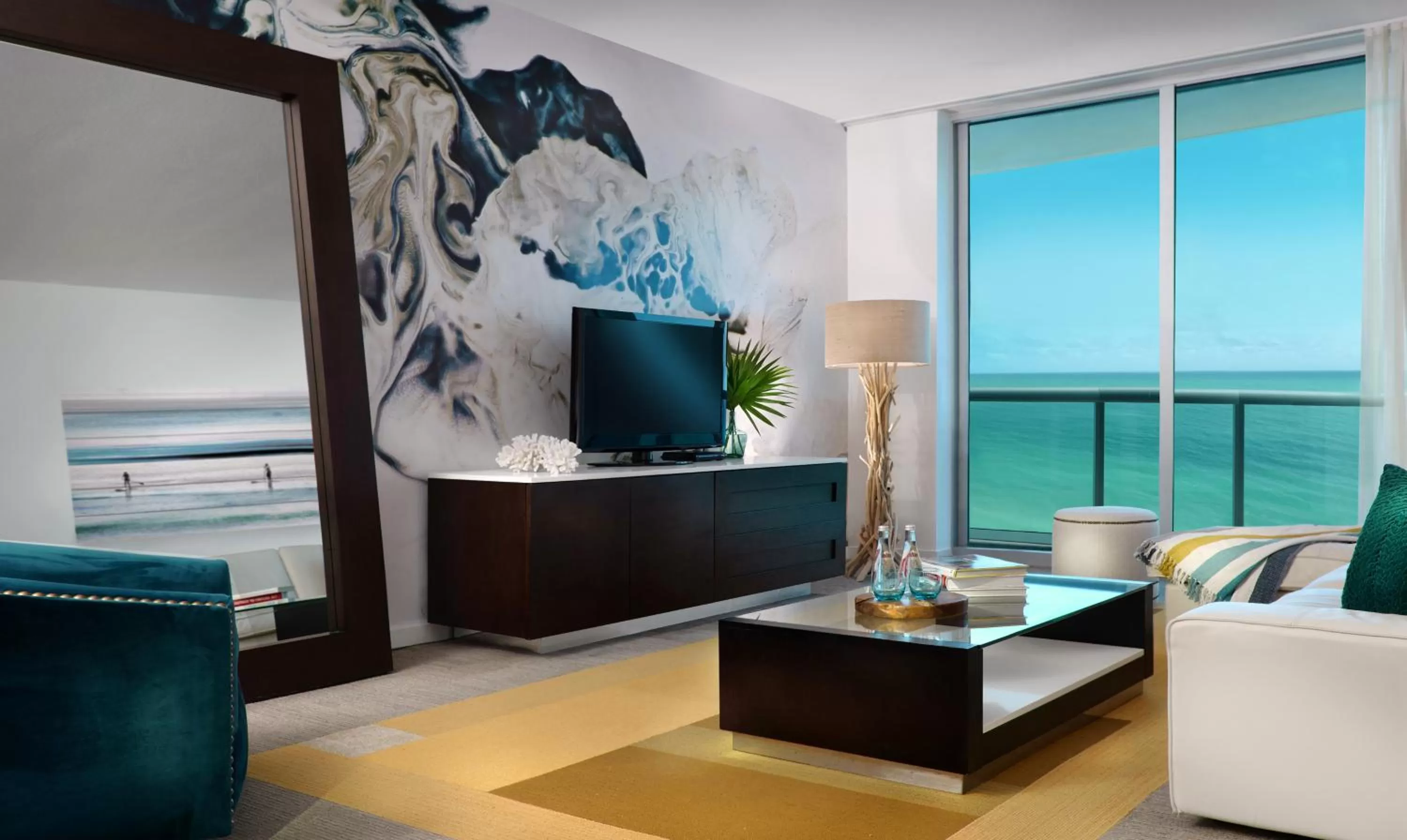 Two Bedroom Ocean Front Suite in Sole Miami, A Noble House Resort