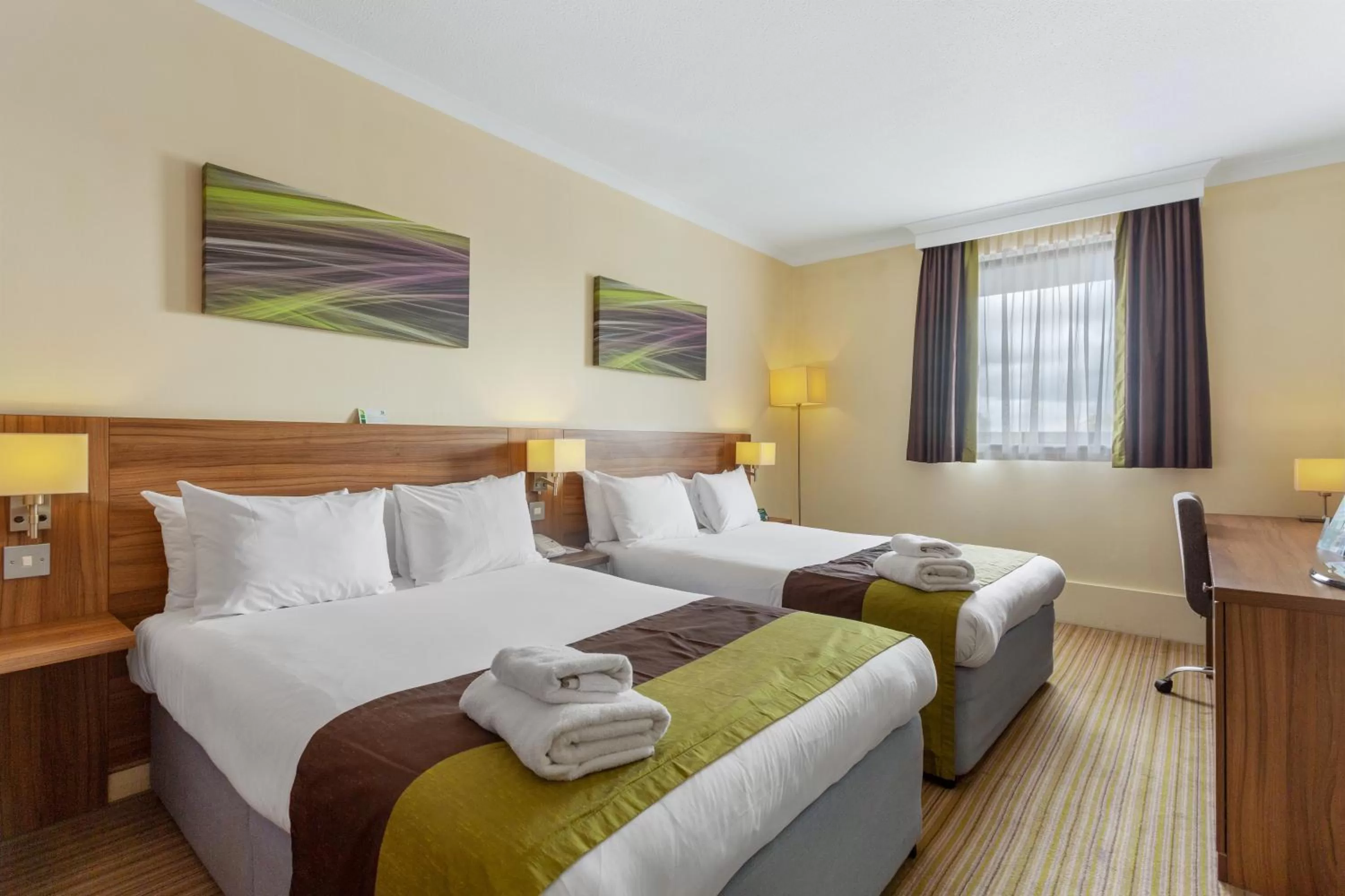 Standard Double Room with Two Double Beds in Holiday Inn Leamington Spa - Warwick by IHG
