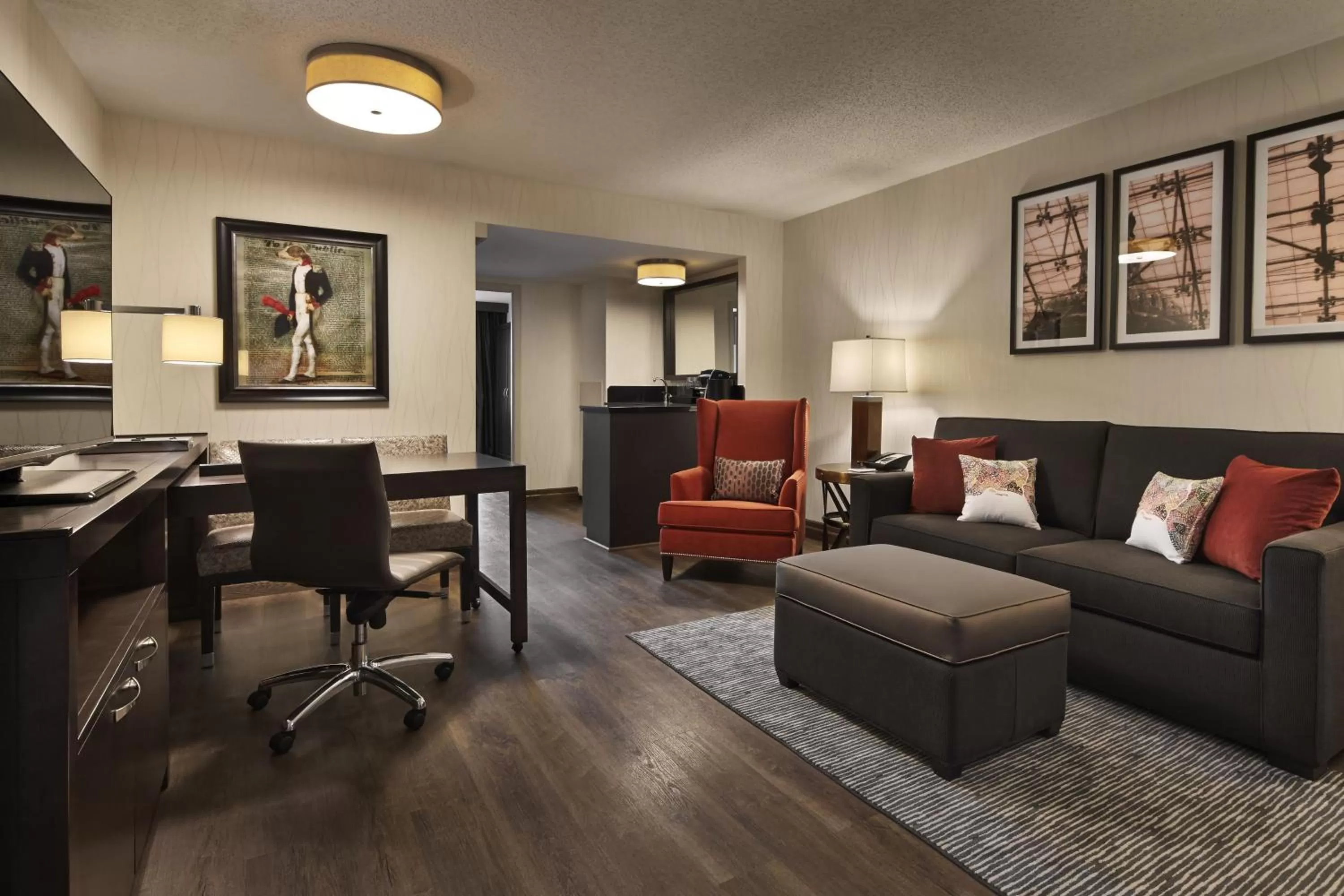 Two-Room King Suite - High Floor in Embassy Suites by Hilton Washington DC Chevy Chase Pavilion
